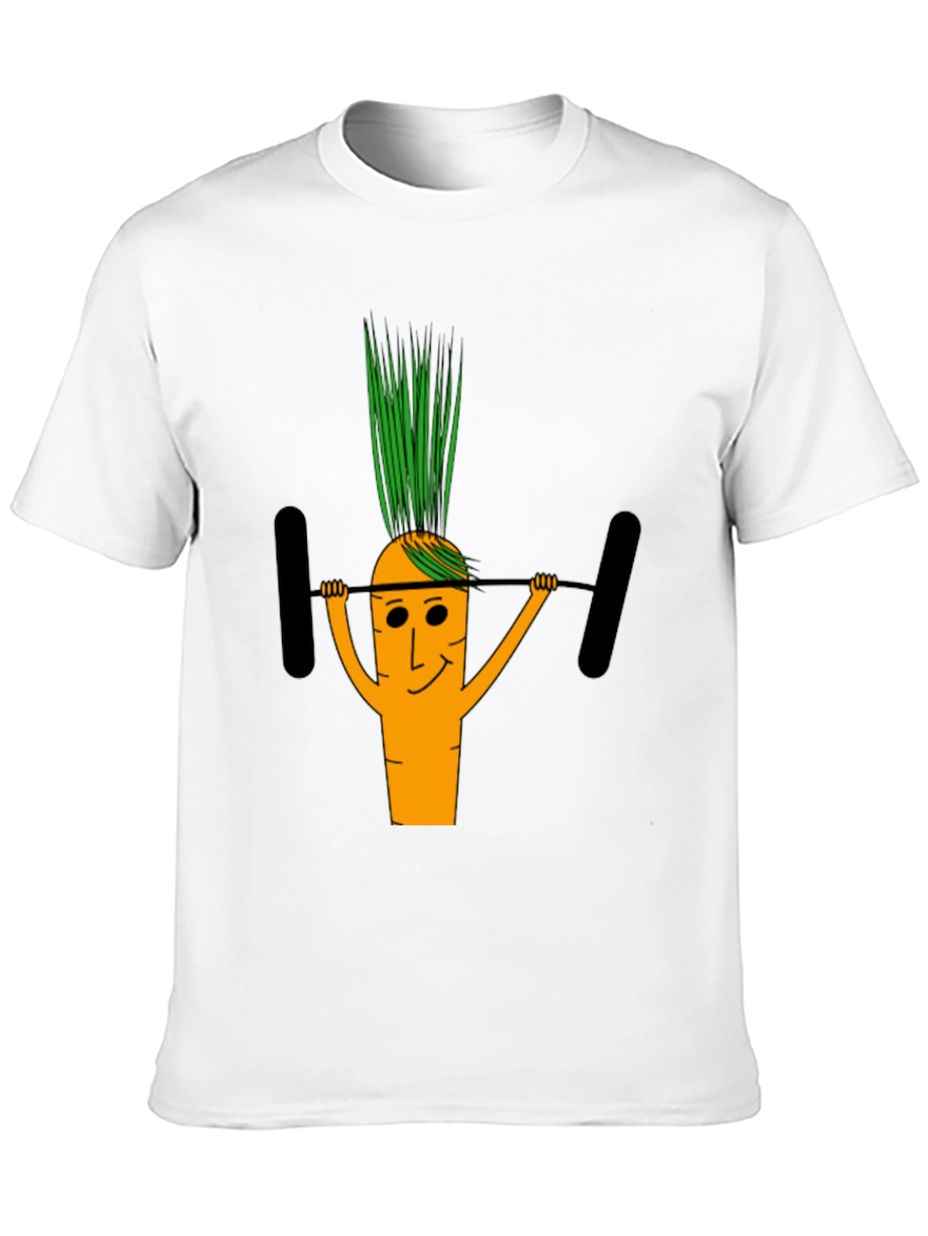 Workout Carrot T-Shirt - Funny Gym Fitness Tee