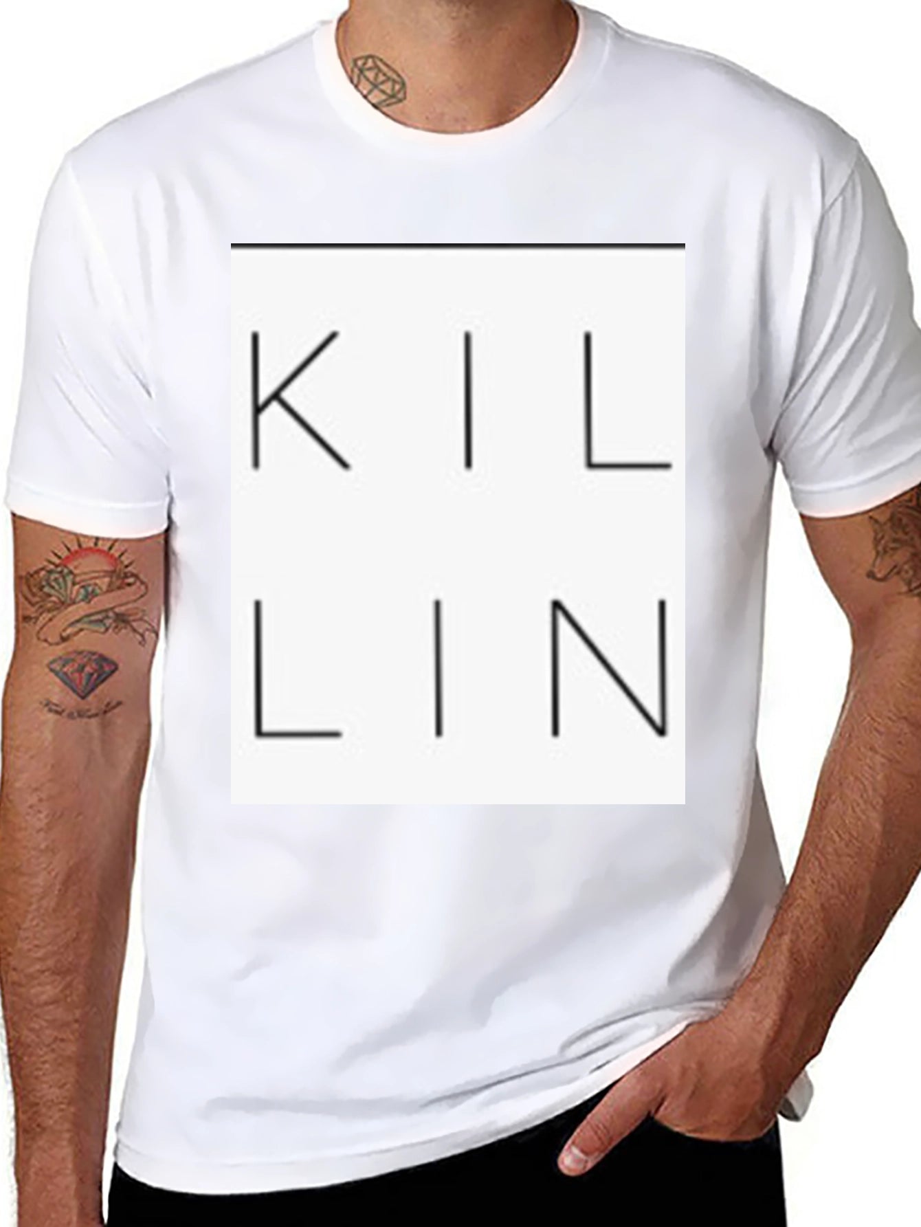 Kil-Lin Graphic Tee - Modern Minimalist Design