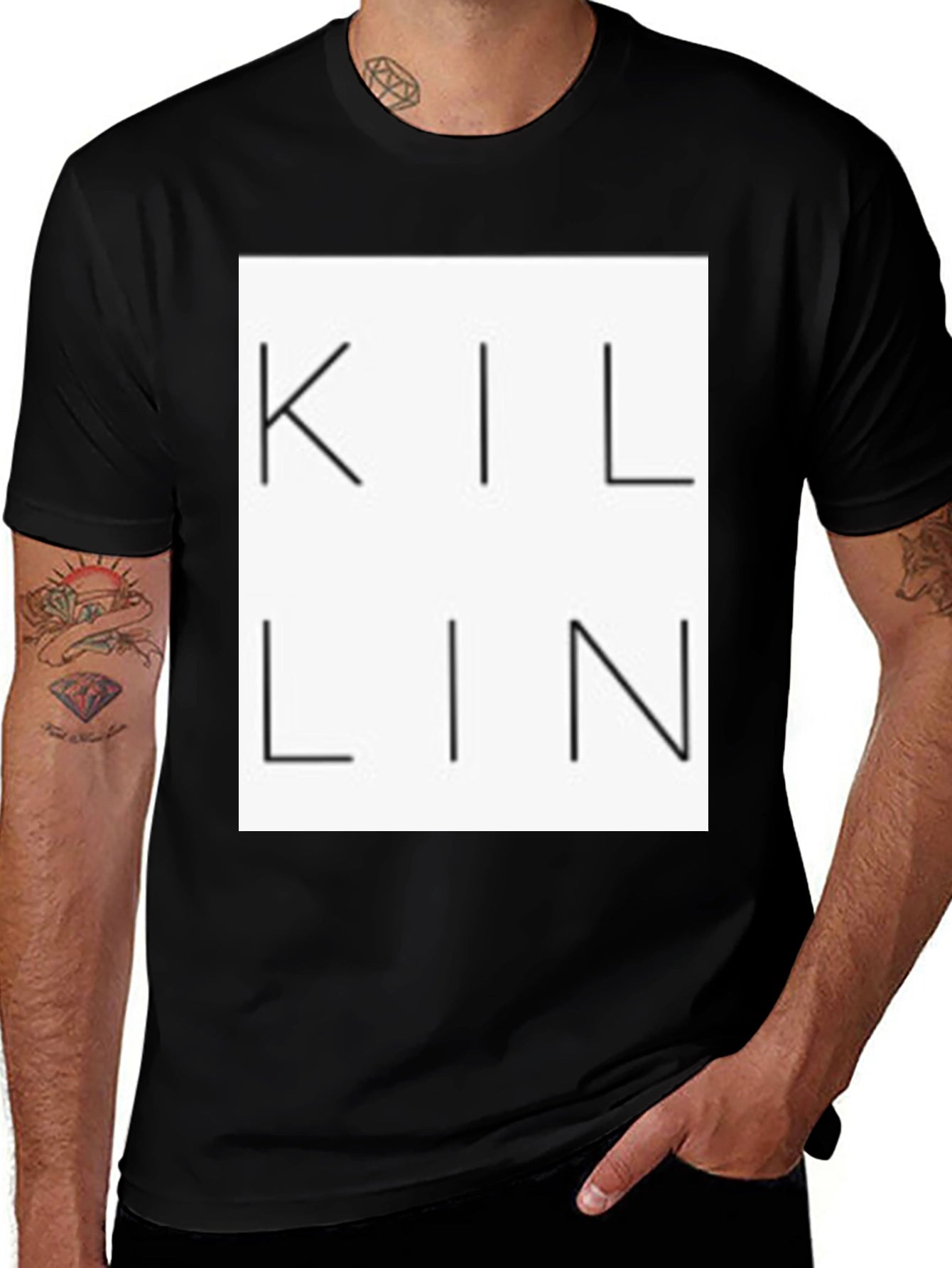 Kil-Lin Graphic Tee - Modern Minimalist Design