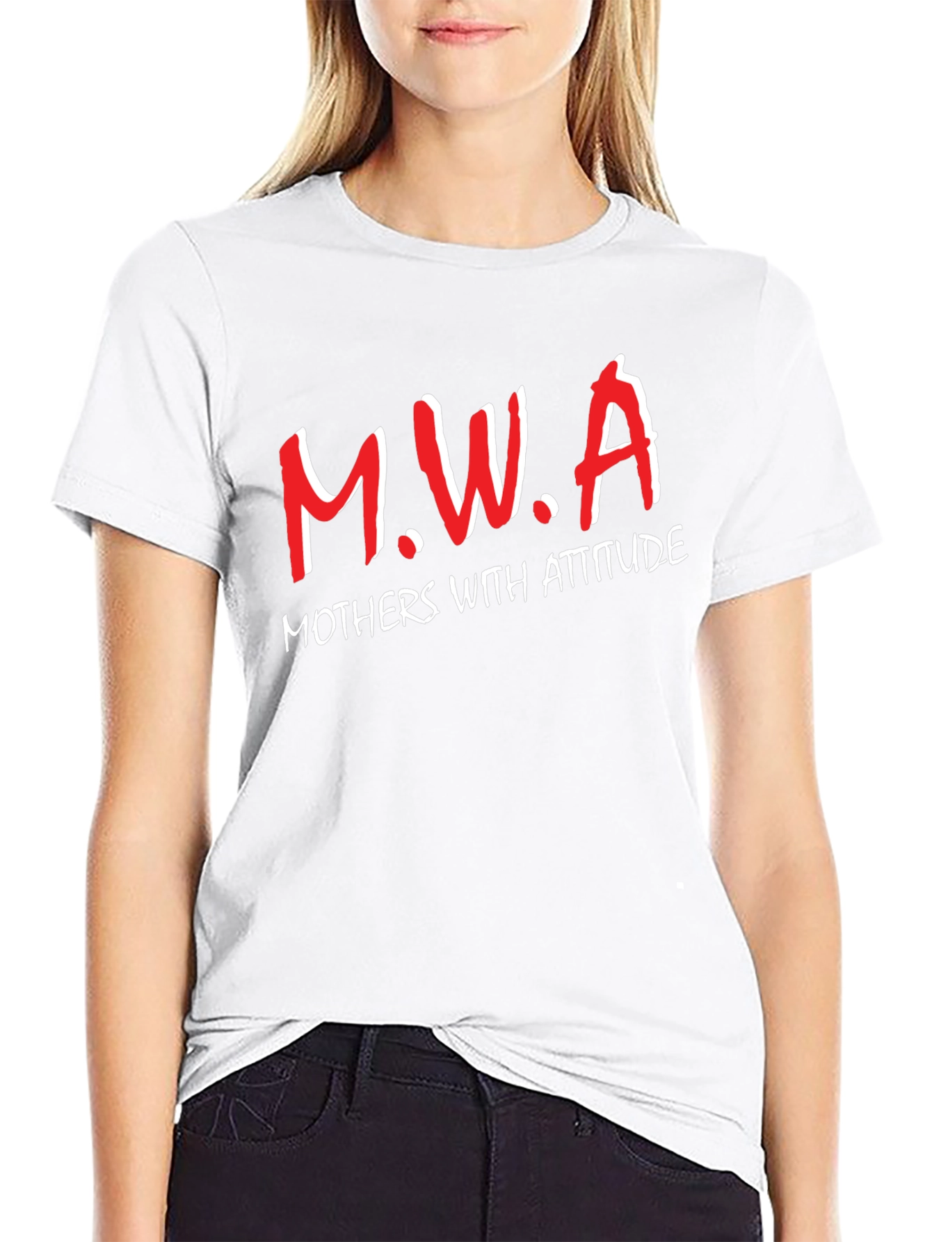 M.W.A Mothers With Attitude Graphic T-Shirt