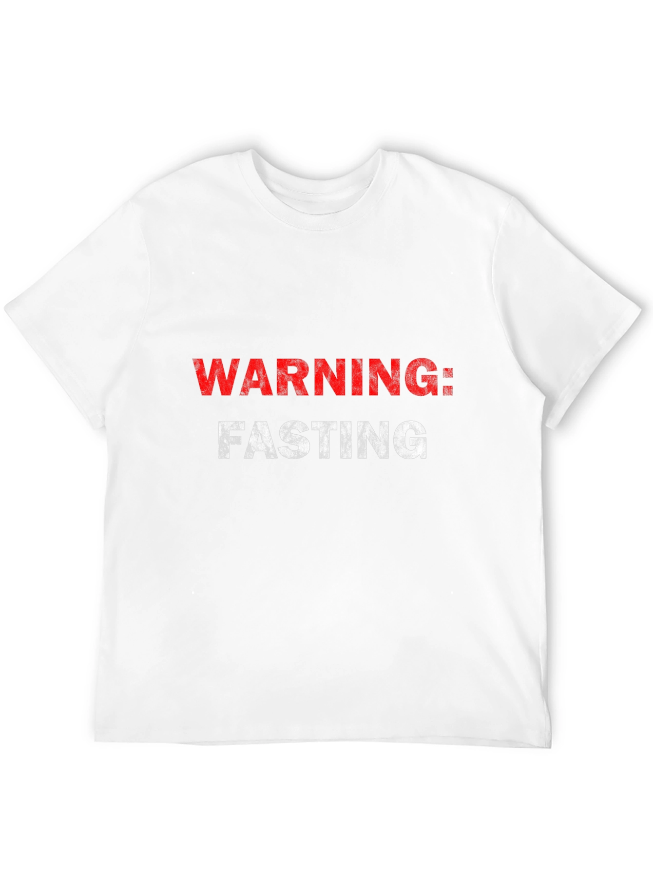 Warning: Fasting Black Graphic Tee