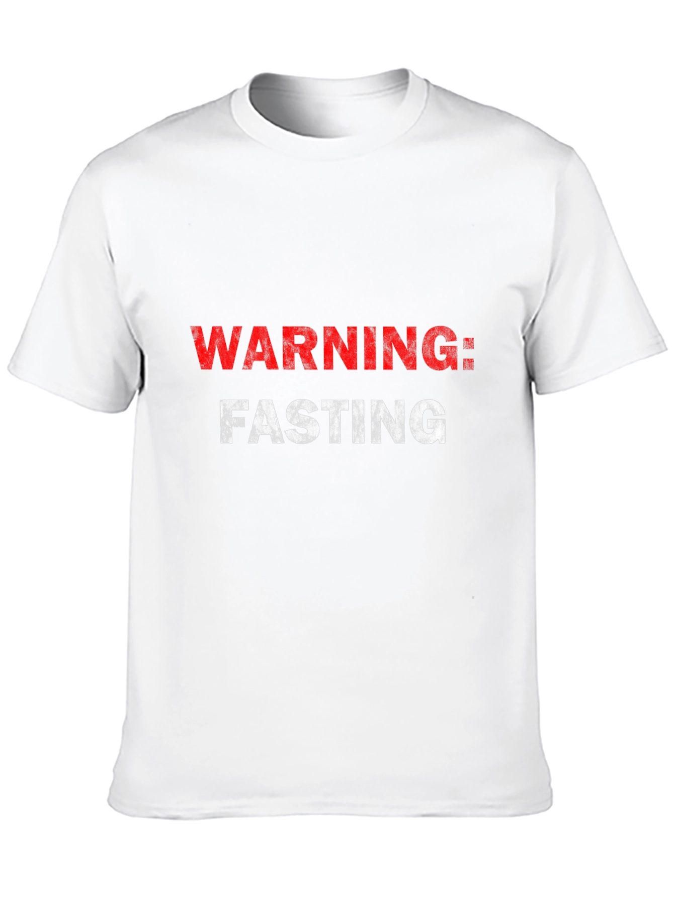 Warning: Fasting Black Graphic Tee