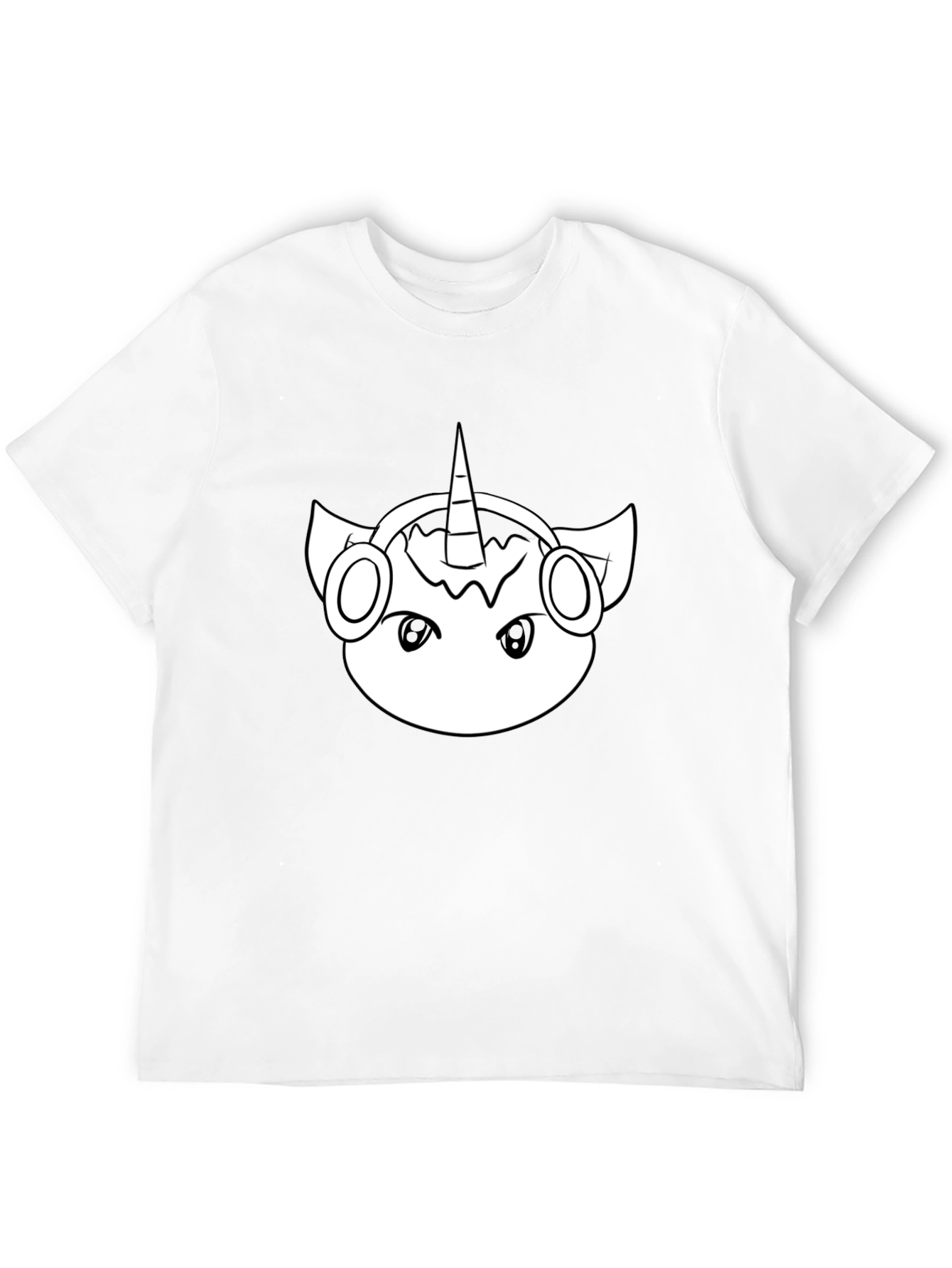Unicorn DJ Black T-Shirt