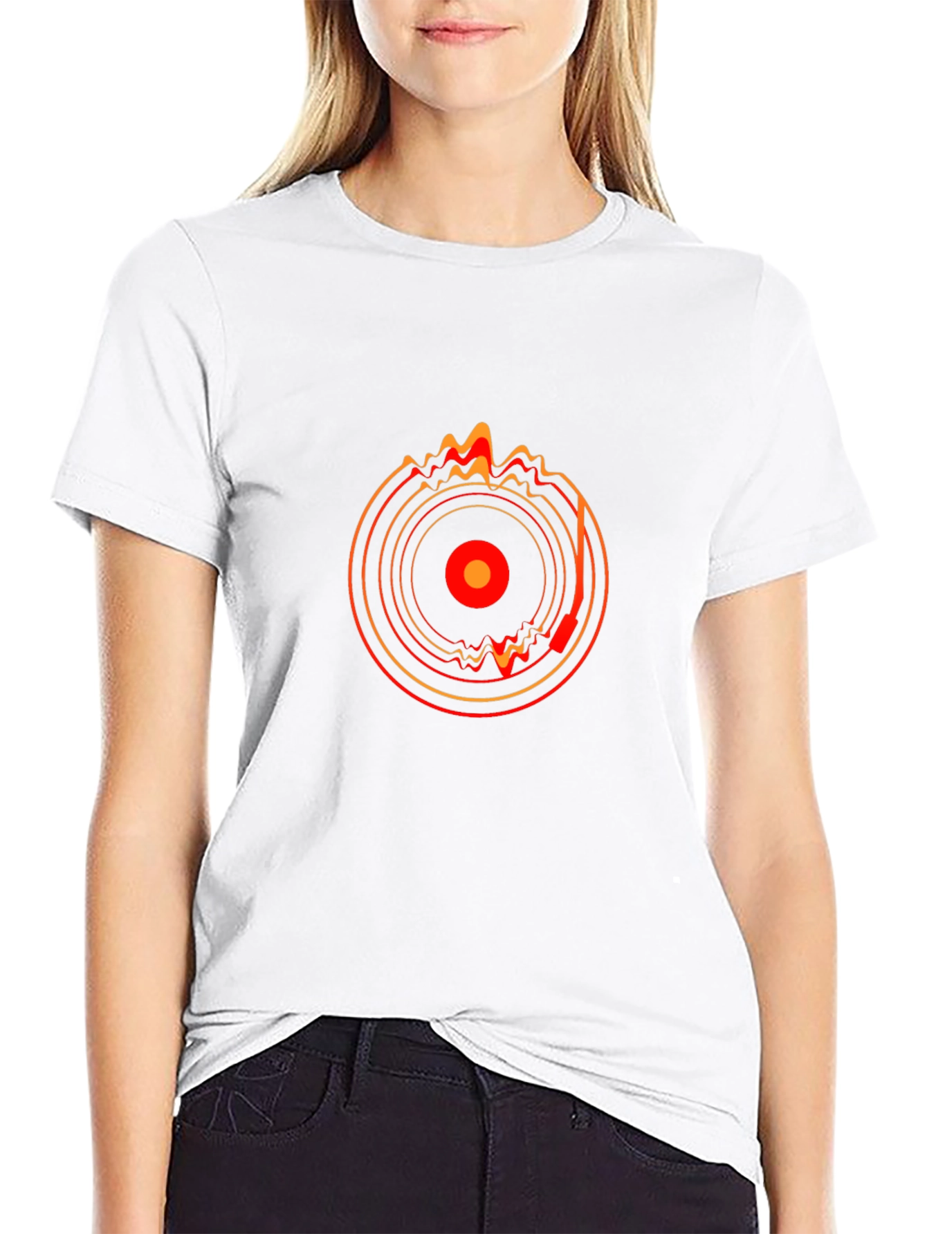 Retro Vinyl Record Graphic Tee
