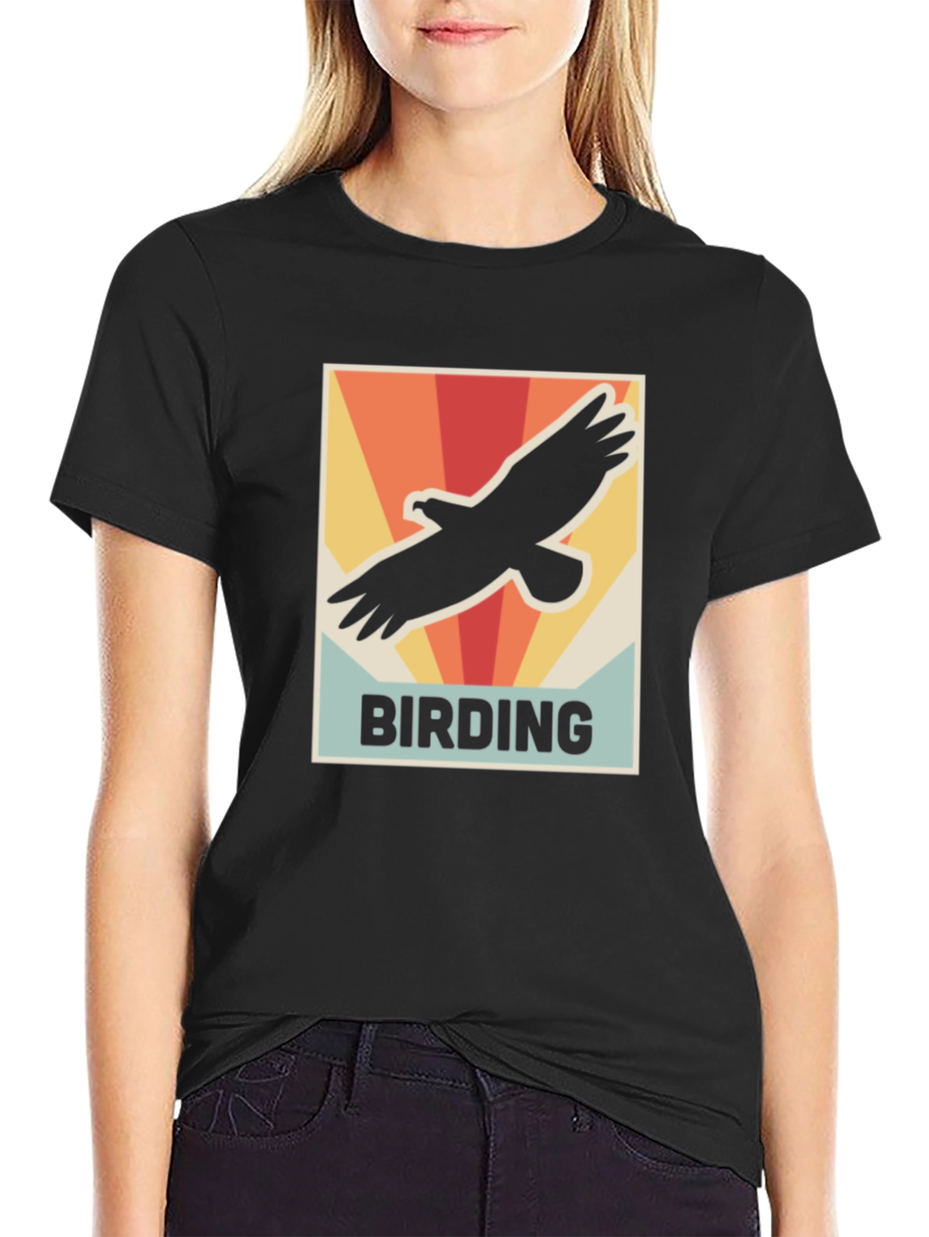 Birding T-Shirt: Retro Bird Watcher Tee