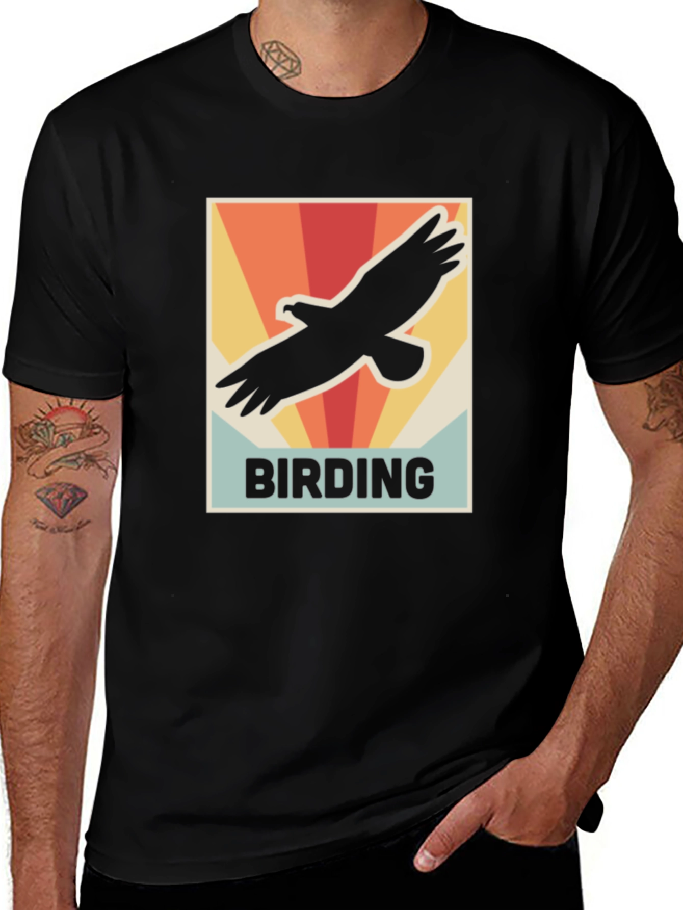 Birding T-Shirt: Retro Bird Watcher Tee