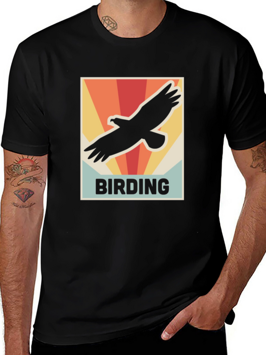 Birding T-Shirt: Retro Bird Watcher Tee