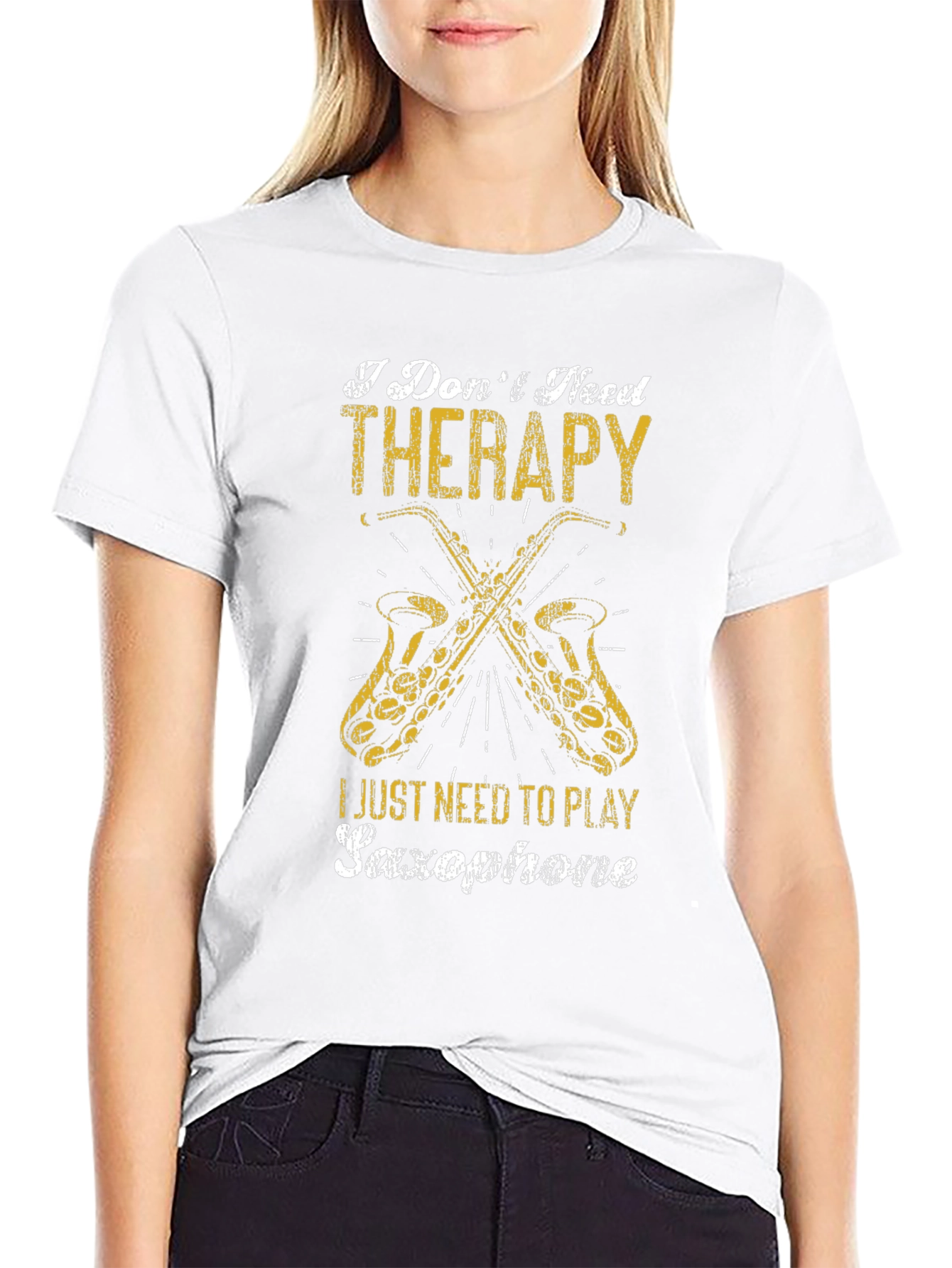 Saxophone Therapy Graphic Tee