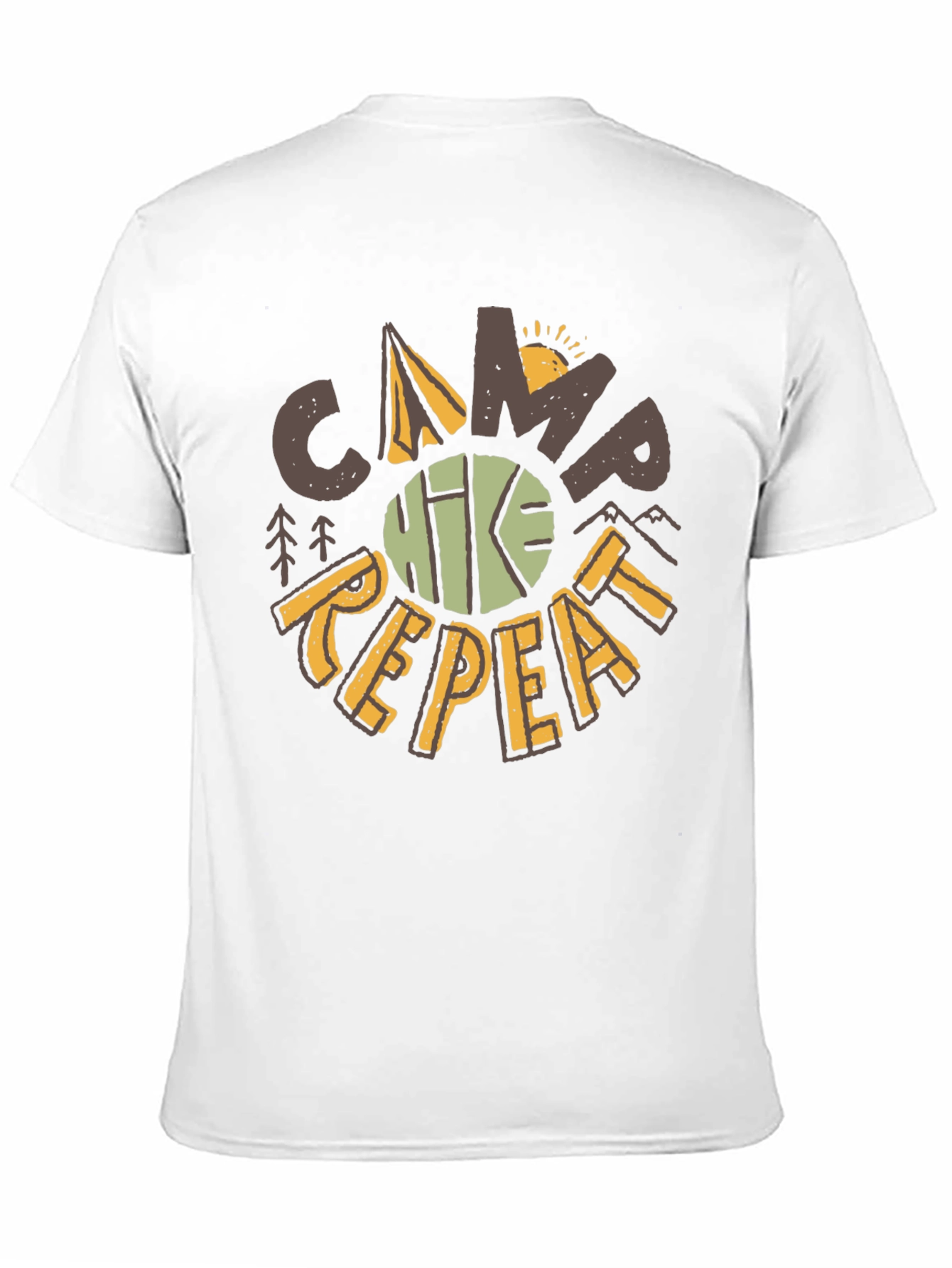 Camp Hike Repeat Graphic T-Shirt