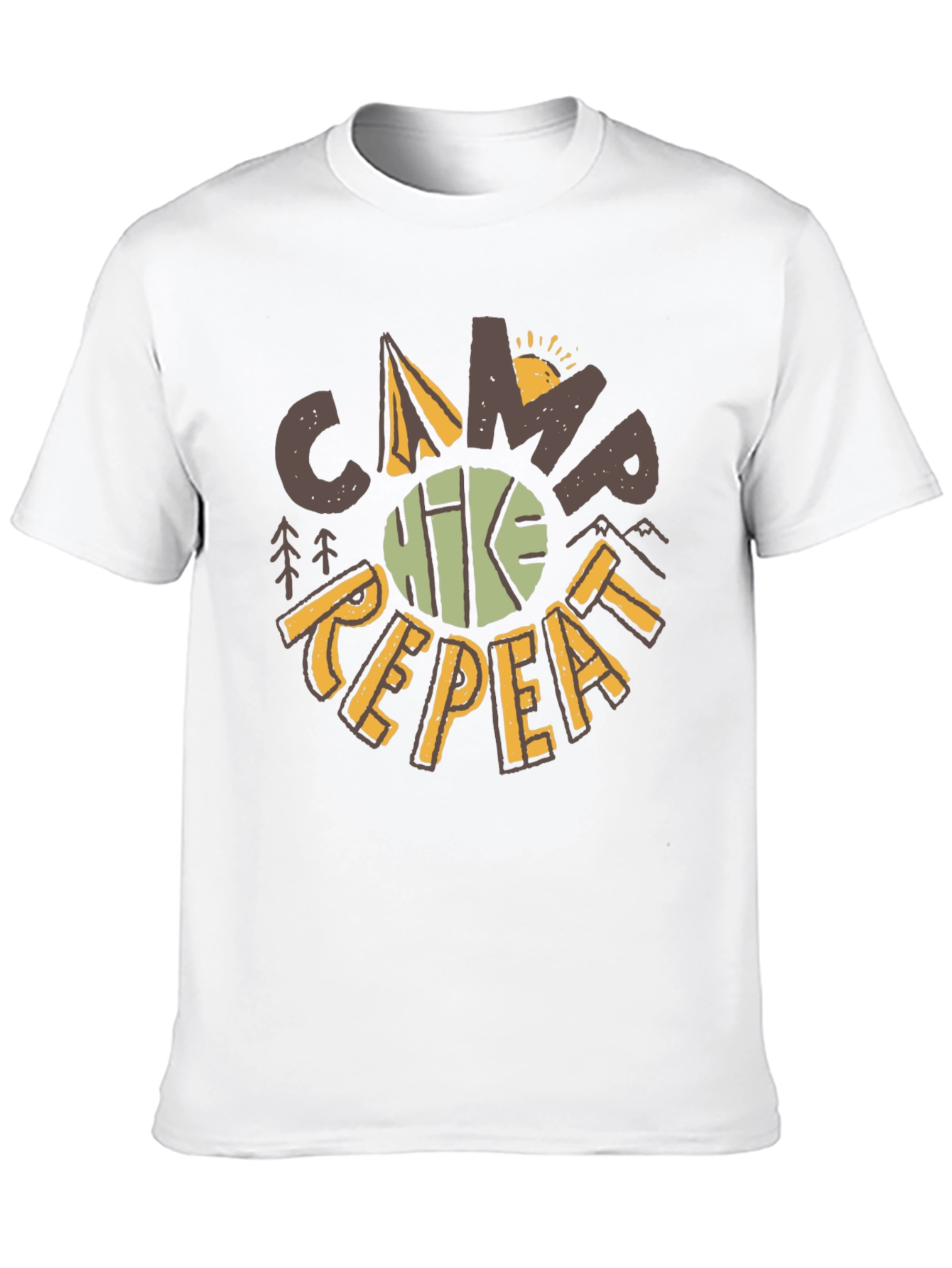 Camp Hike Repeat Graphic T-Shirt