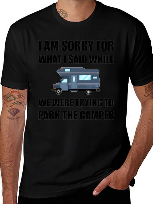 Camper Parking Apology Graphic Tee
