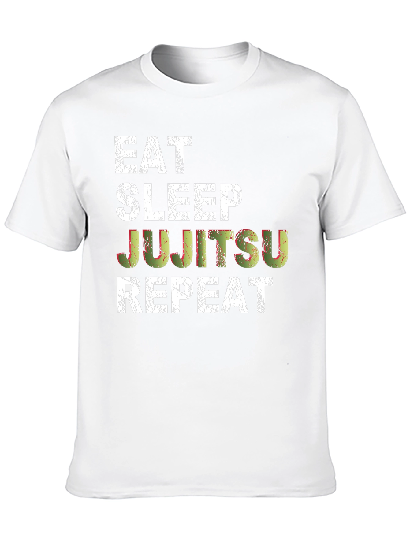 Eat Sleep Jujitsu Repeat Graphic T-Shirt