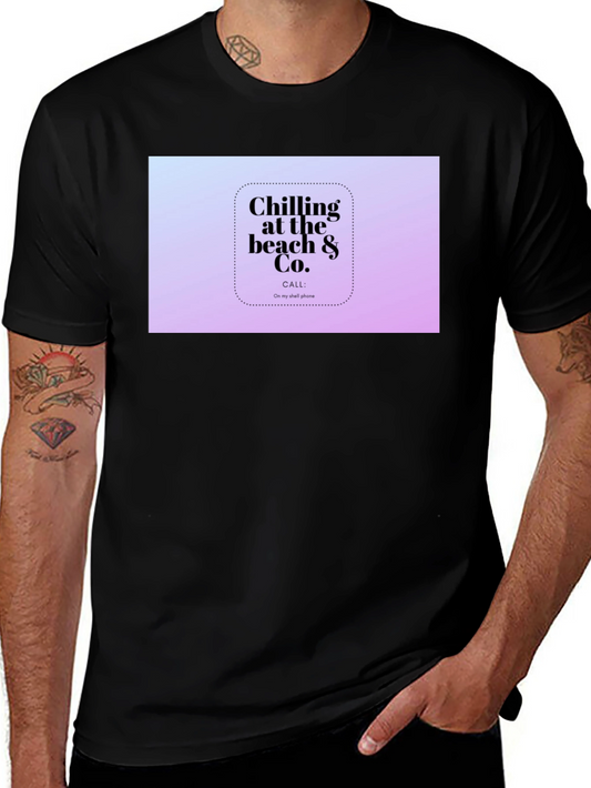 Chilling at the Beach & Co. Mens T-Shirt
