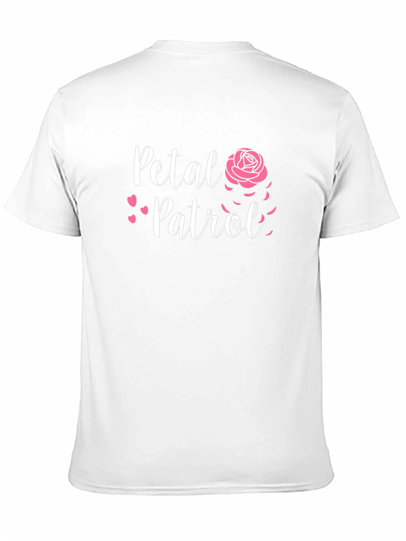 Petal Patrol Crewneck T-Shirt - Black