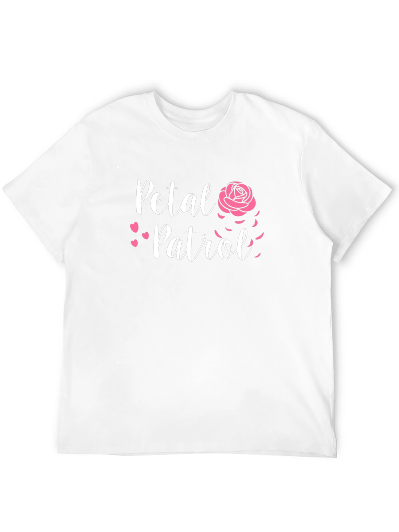 Petal Patrol Crewneck T-Shirt - Black