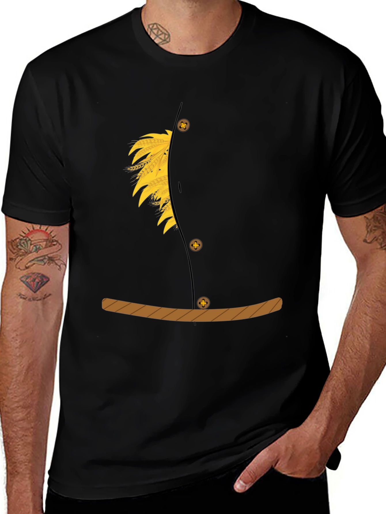 Novelty Scarecrow Costume T-Shirt