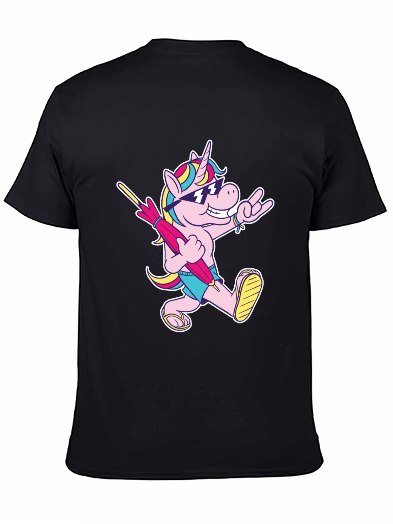 Cool Unicorn T-Shirt - Black