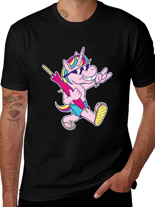 Cool Unicorn T-Shirt - Black