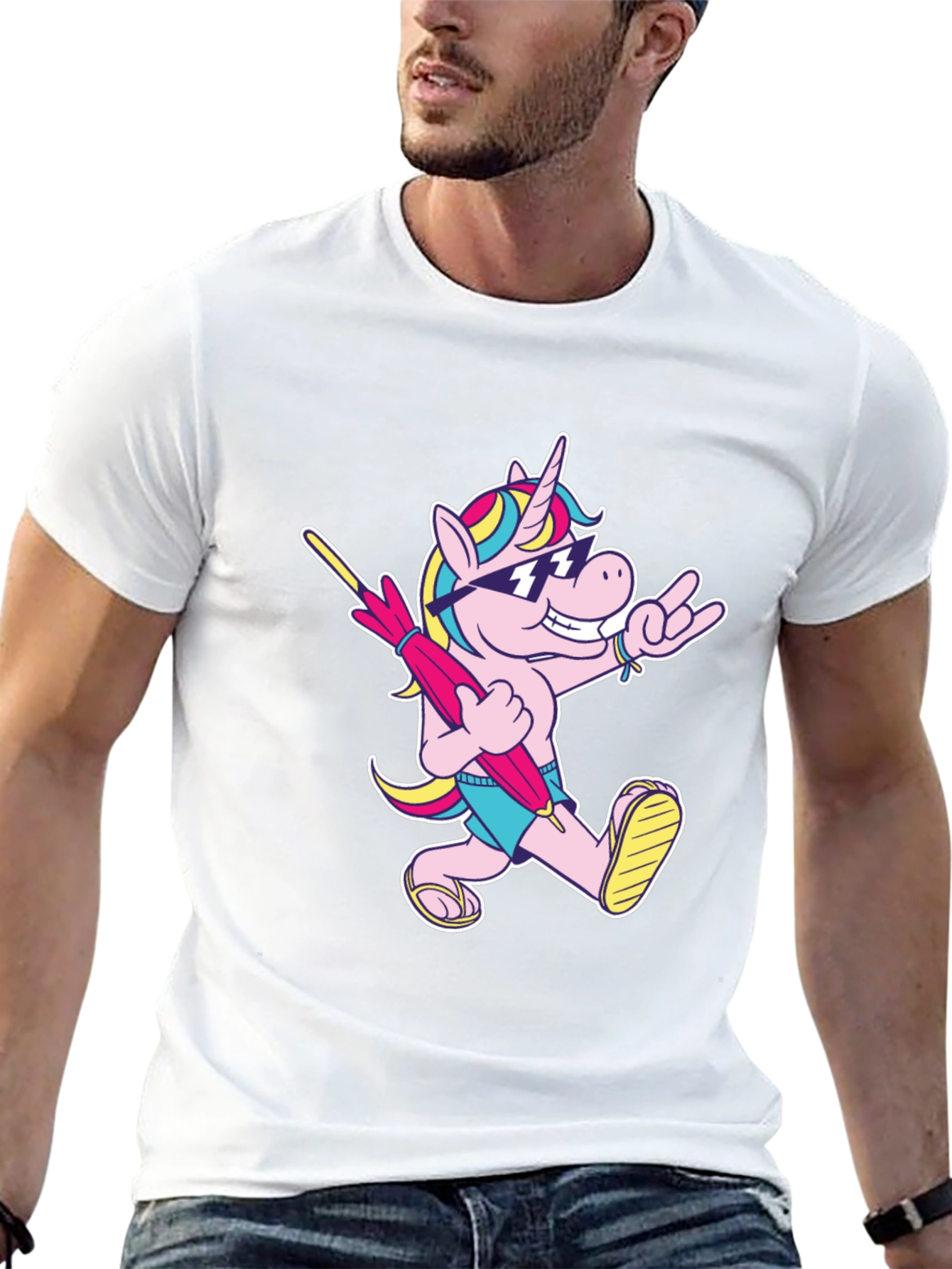 Cool Unicorn T-Shirt - Black
