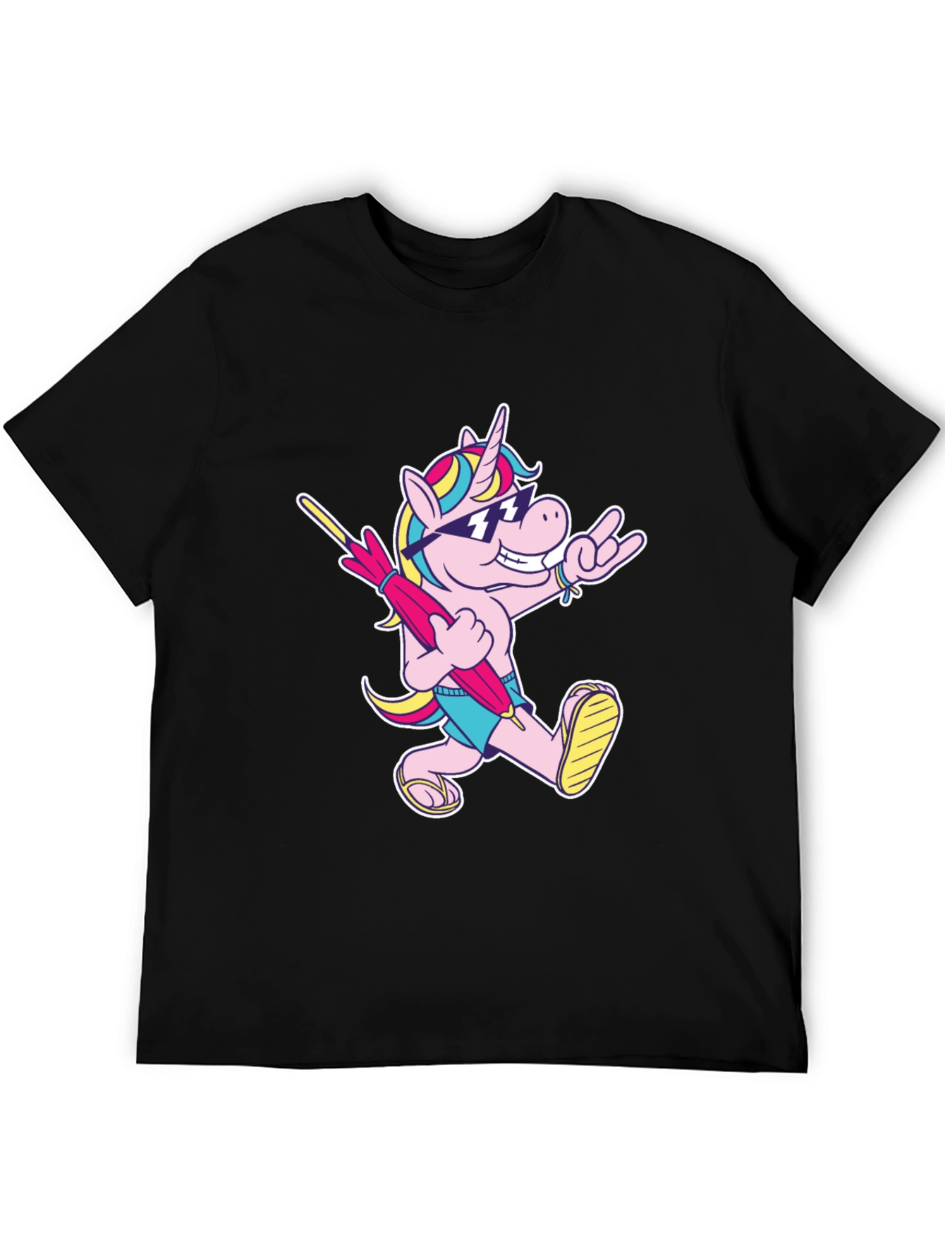 Cool Unicorn T-Shirt - Black