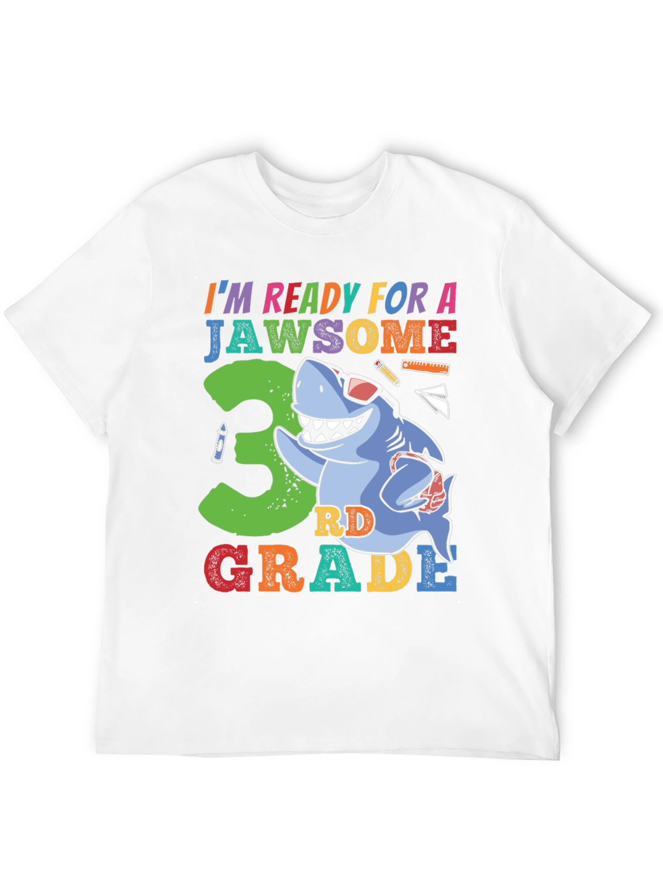 Jawsome 3rd Grade Shark T-Shirt