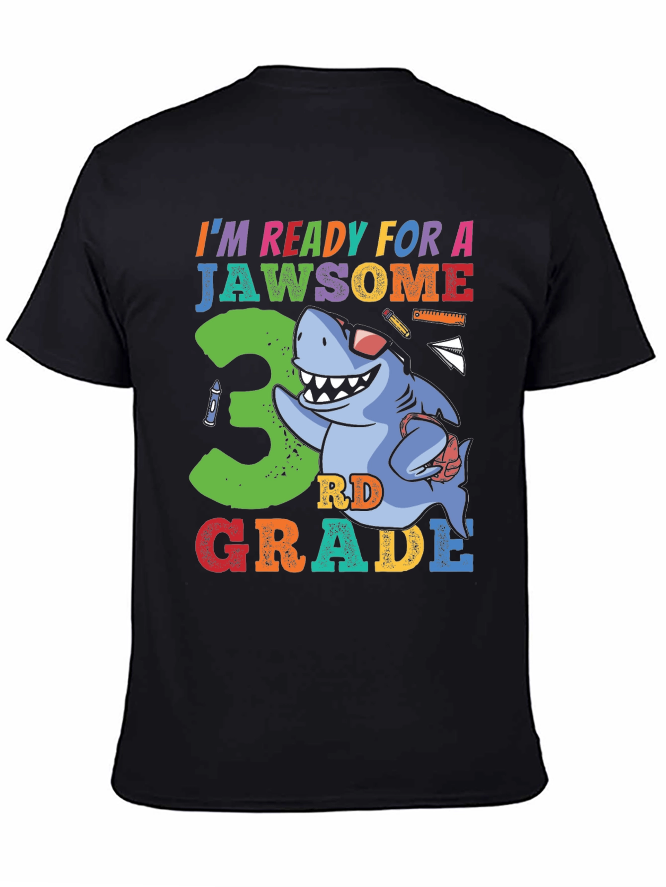Jawsome 3rd Grade Shark T-Shirt