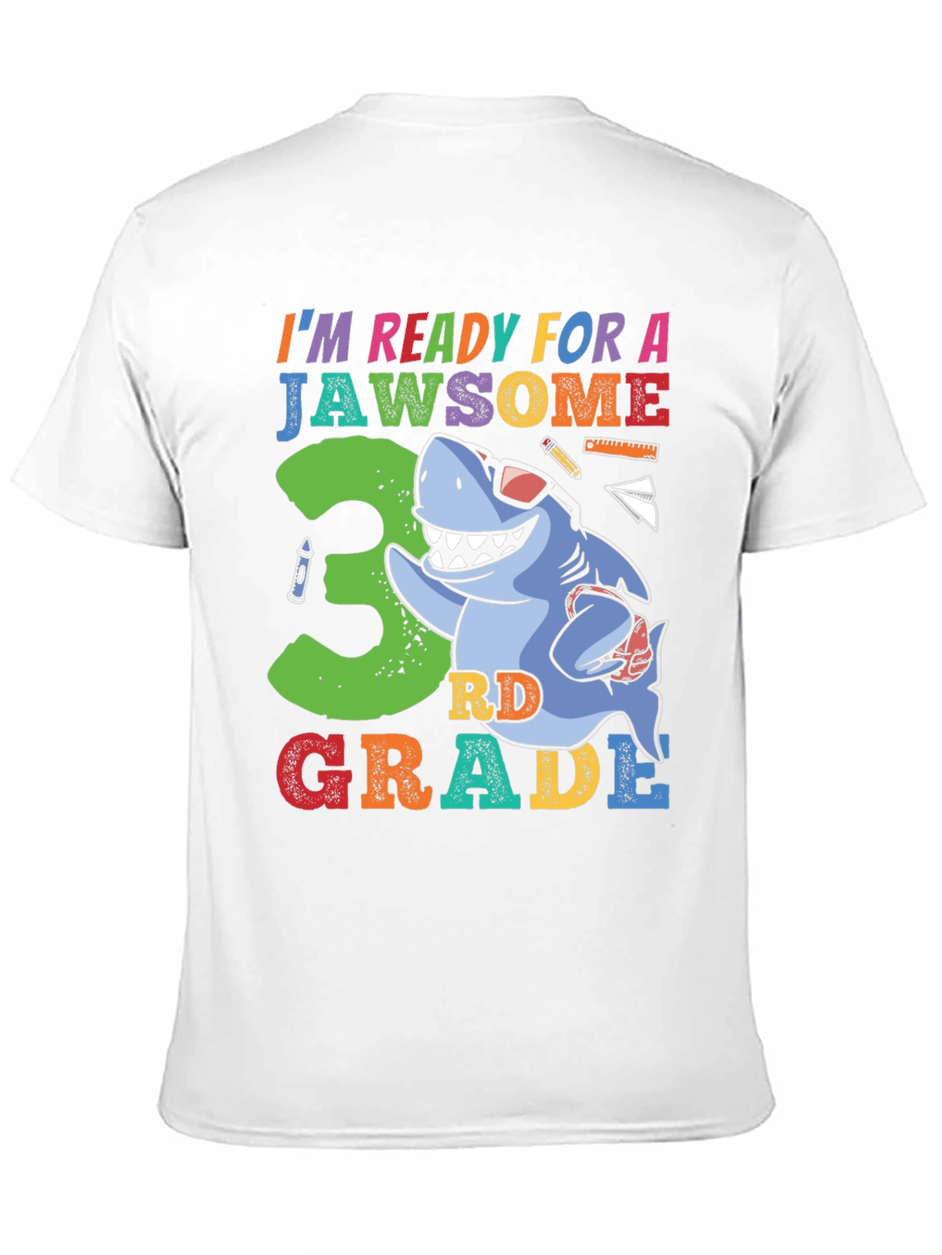 Jawsome 3rd Grade Shark T-Shirt