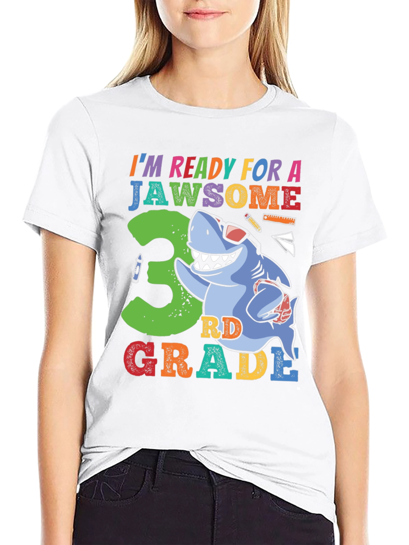 Jawsome 3rd Grade Shark T-Shirt