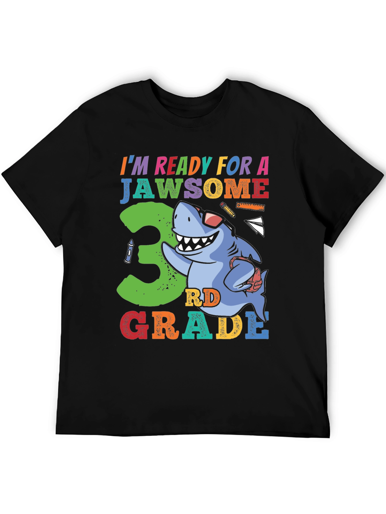 Jawsome 3rd Grade Shark T-Shirt