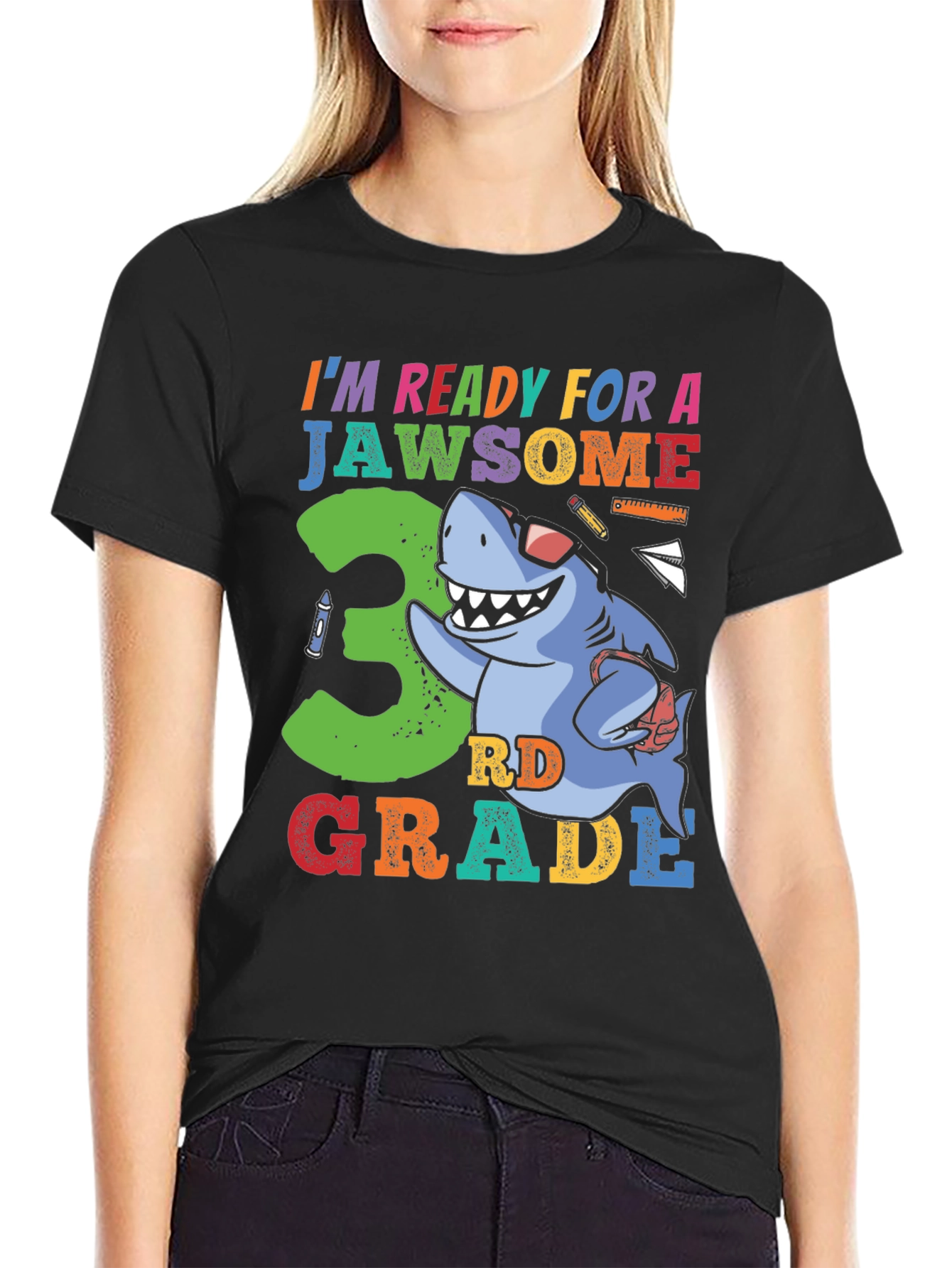 Jawsome 3rd Grade Shark T-Shirt