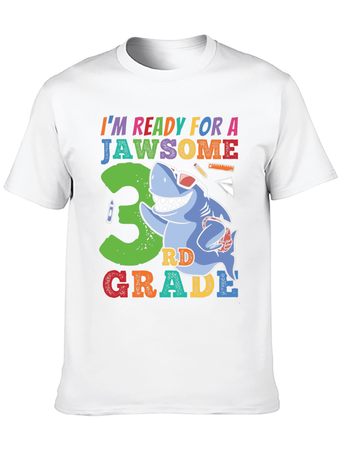 Jawsome 3rd Grade Shark T-Shirt
