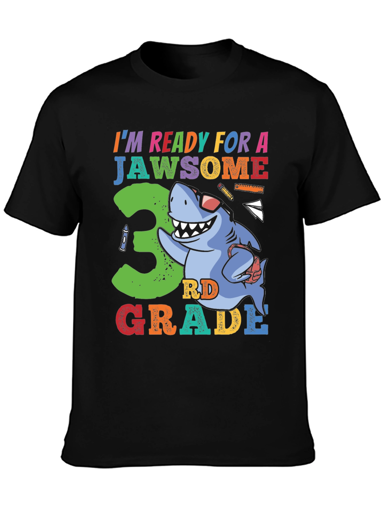 Jawsome 3rd Grade Shark T-Shirt