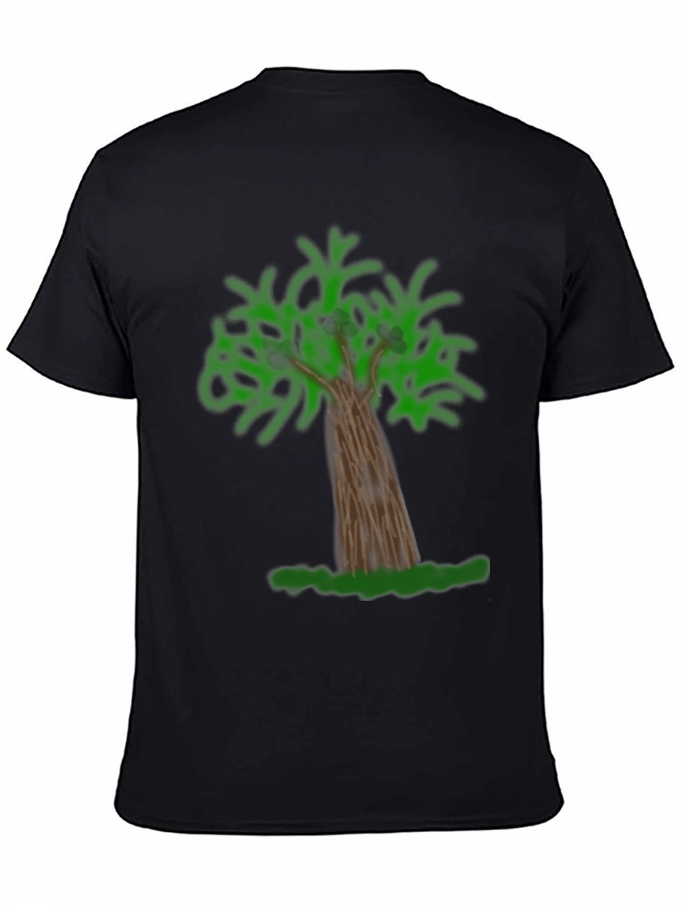 Tree Graphic Black T-Shirt