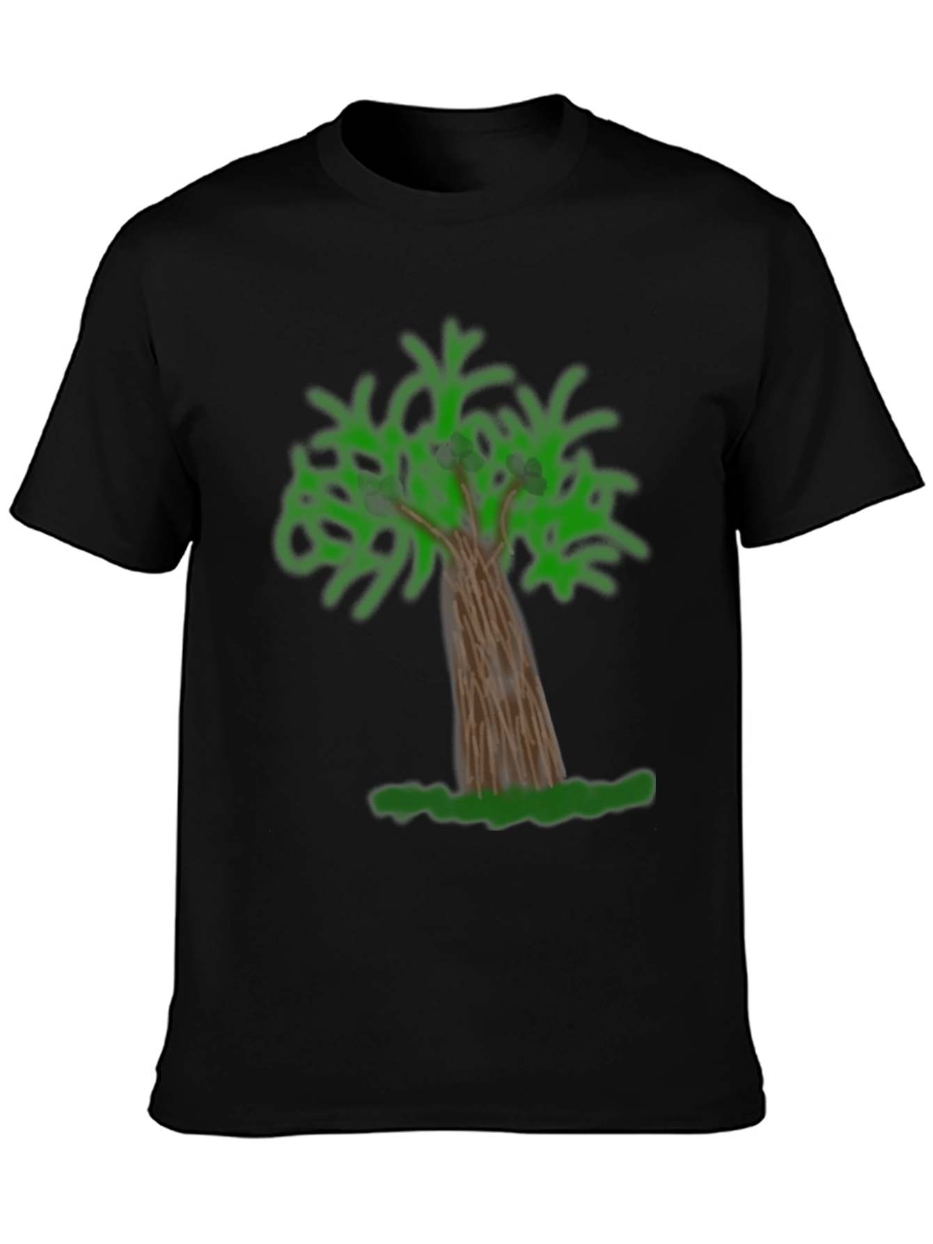 Tree Graphic Black T-Shirt