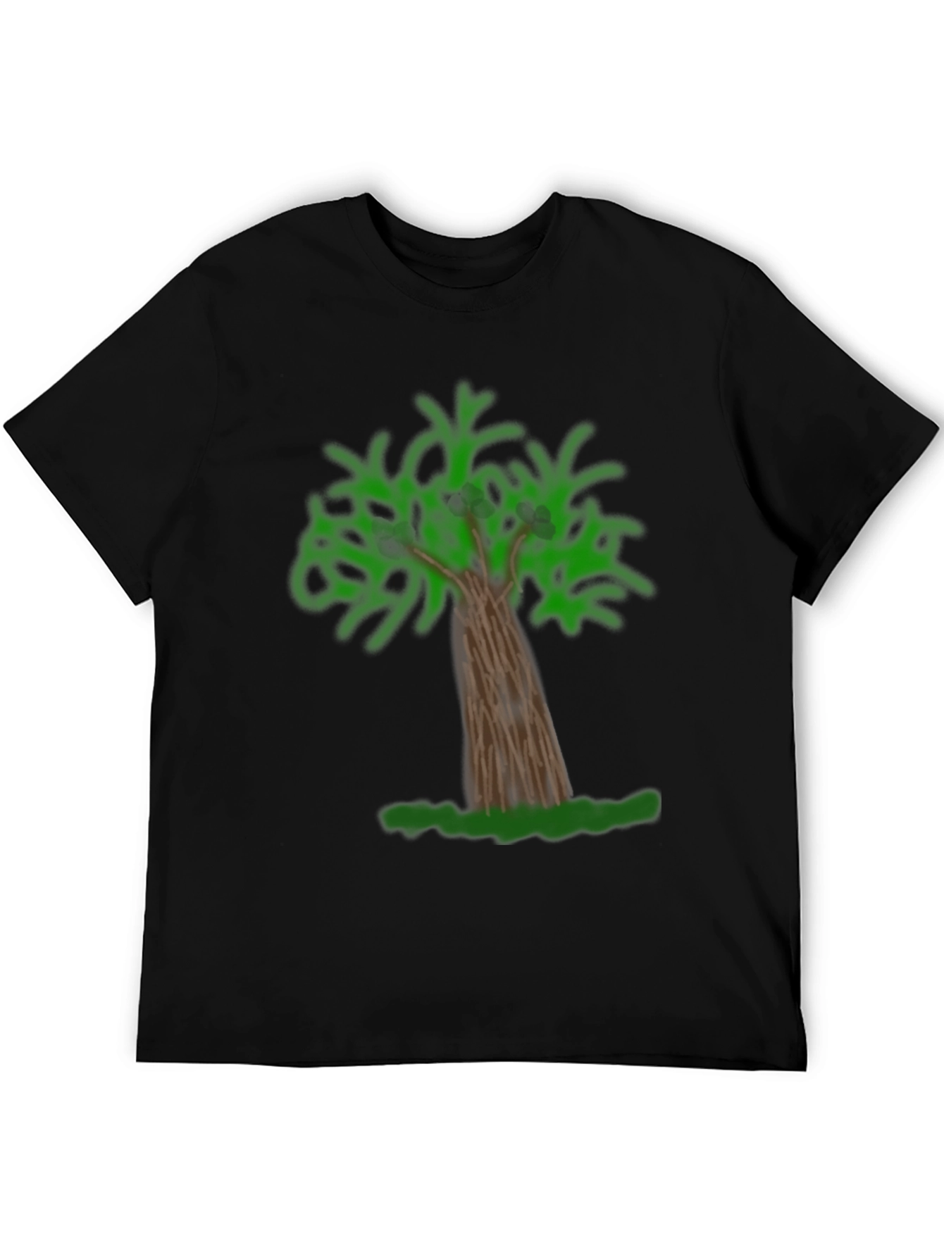 Tree Graphic Black T-Shirt