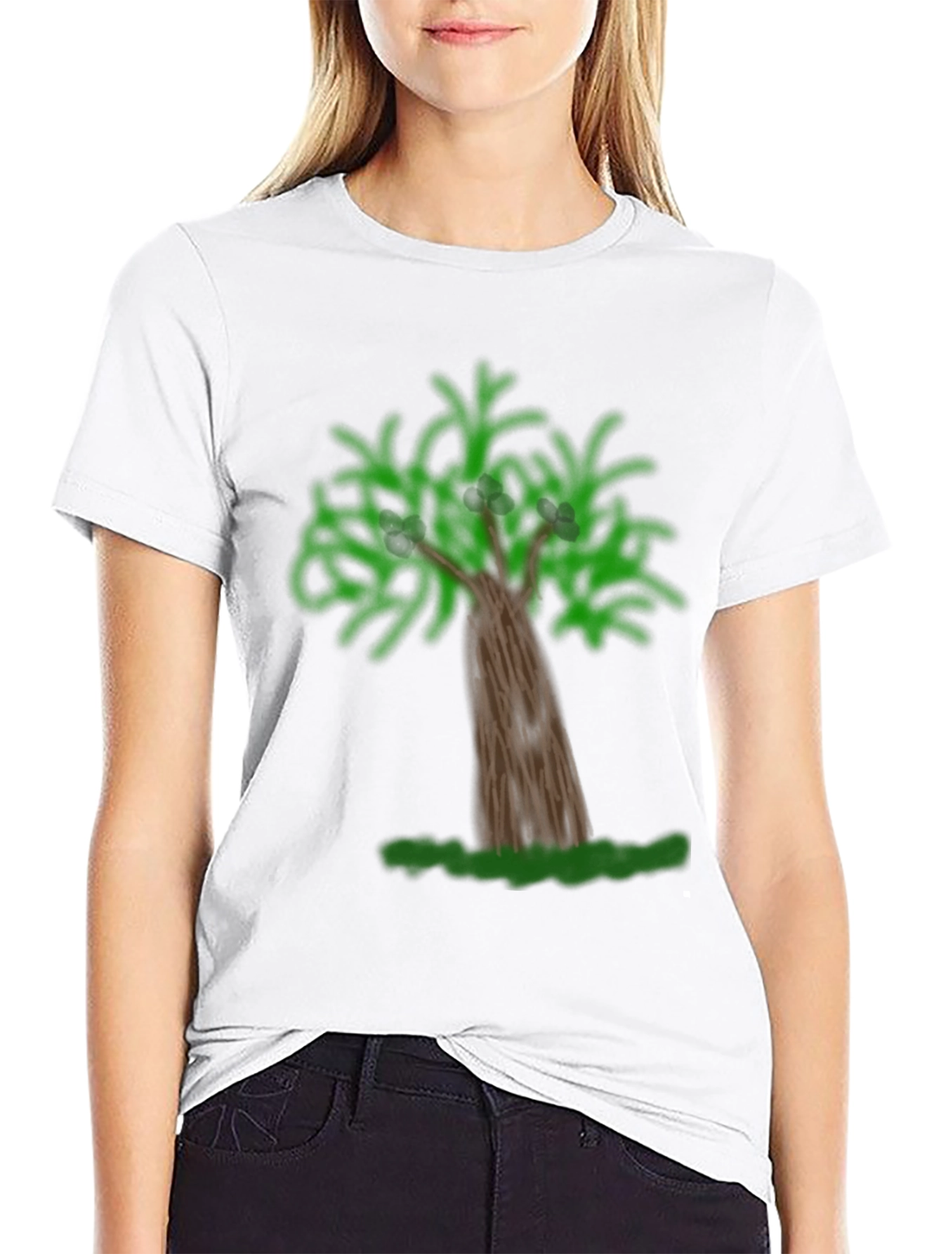 Tree Graphic Black T-Shirt