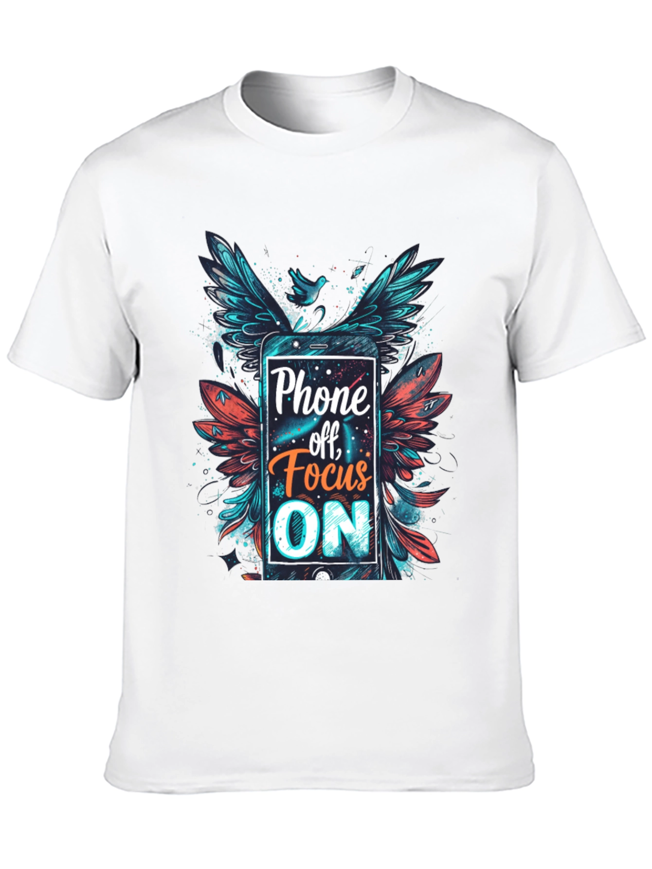 Phone Off Focus On Graphic Tee