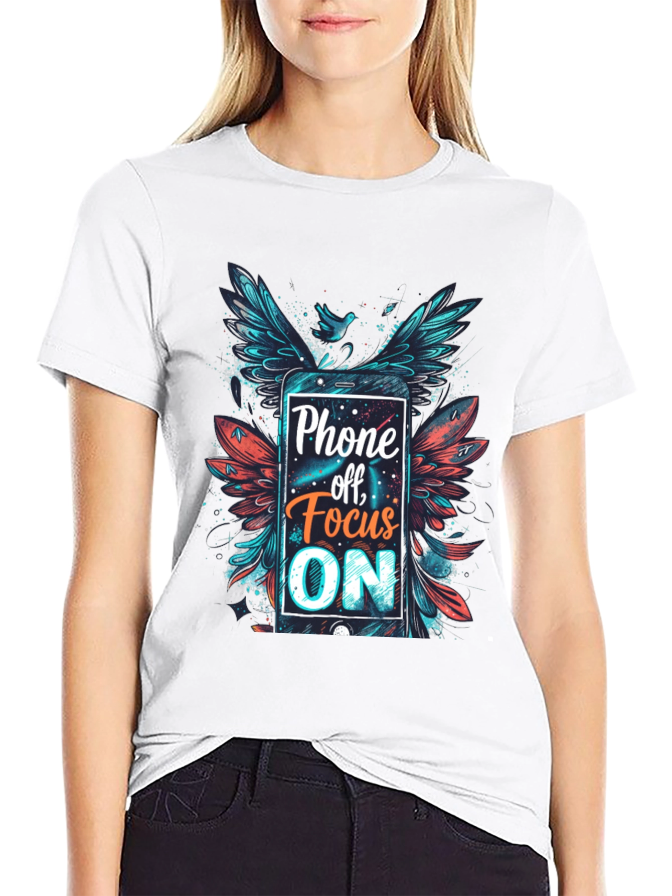 Phone Off Focus On Graphic Tee