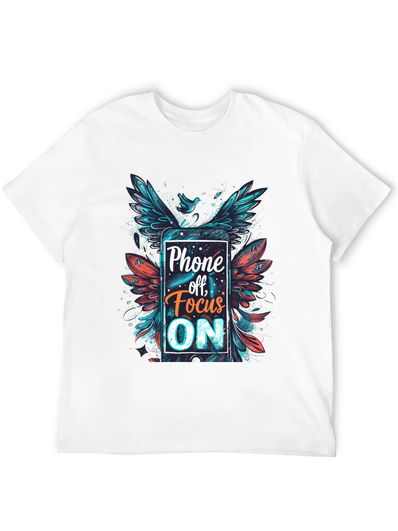 Phone Off Focus On Graphic Tee