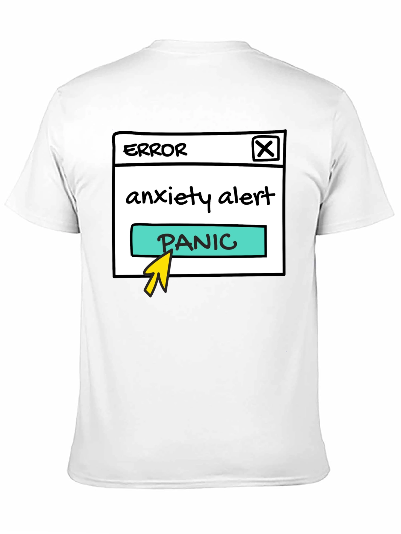 Anxiety Alert Panic Button T-Shirt