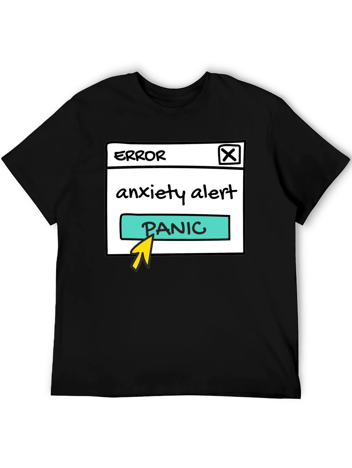 Anxiety Alert Panic Button T-Shirt