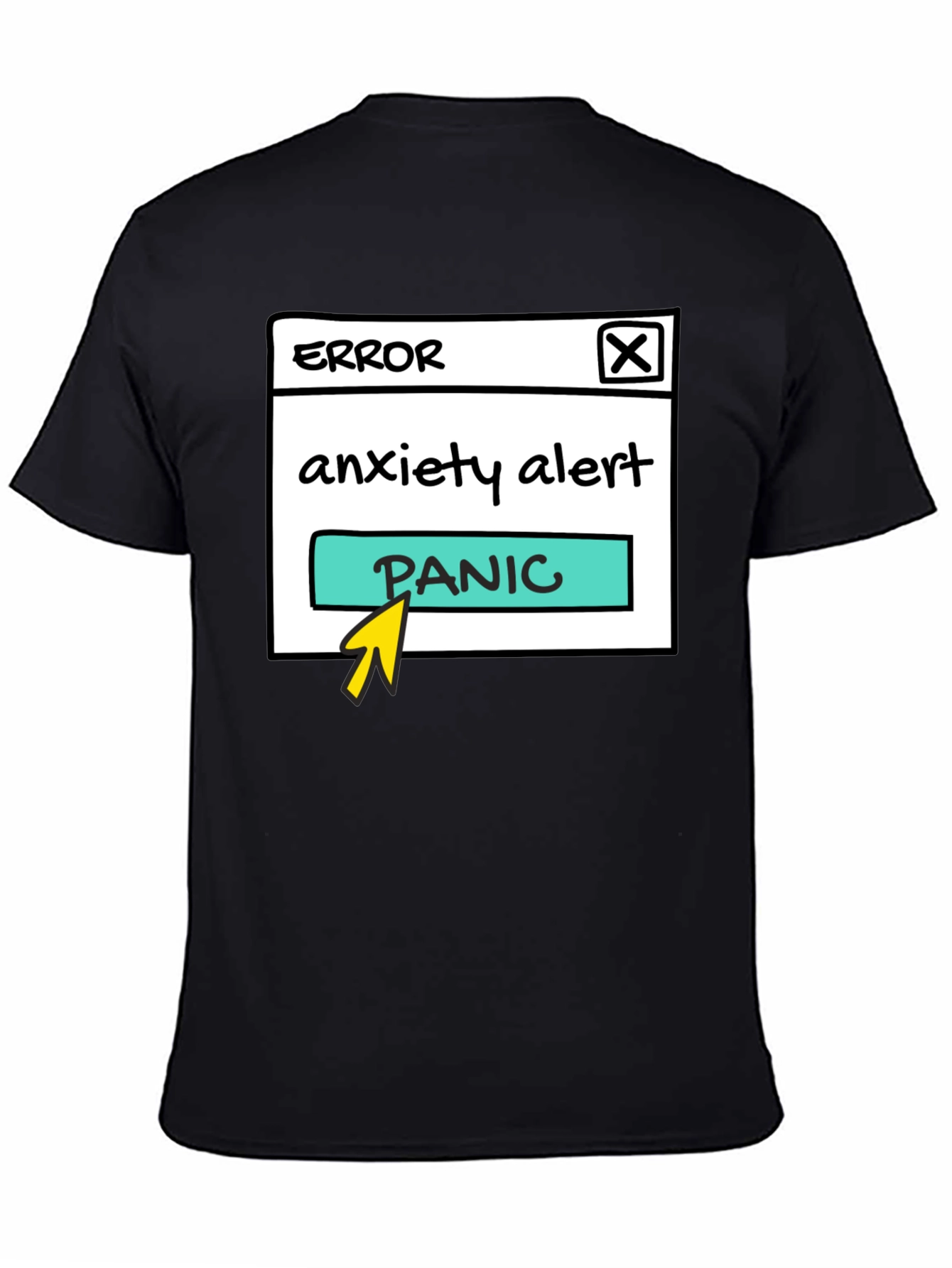 Anxiety Alert Panic Button T-Shirt