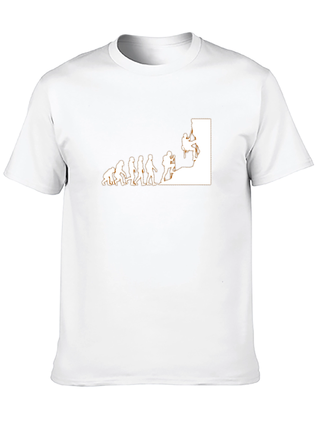 Evolution of Climbing Black T-Shirt