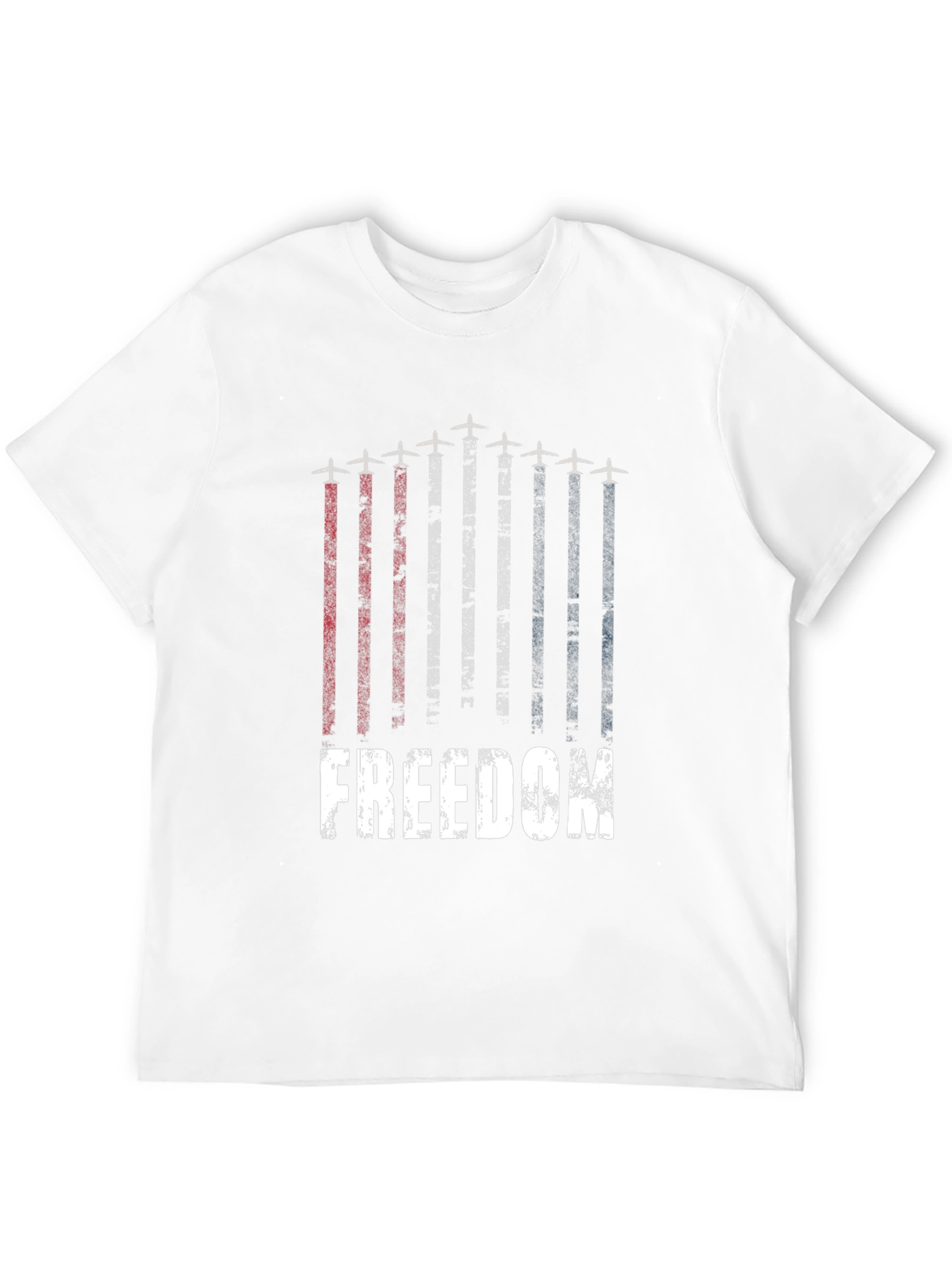 Freedom Patriotic Airplane T-Shirt