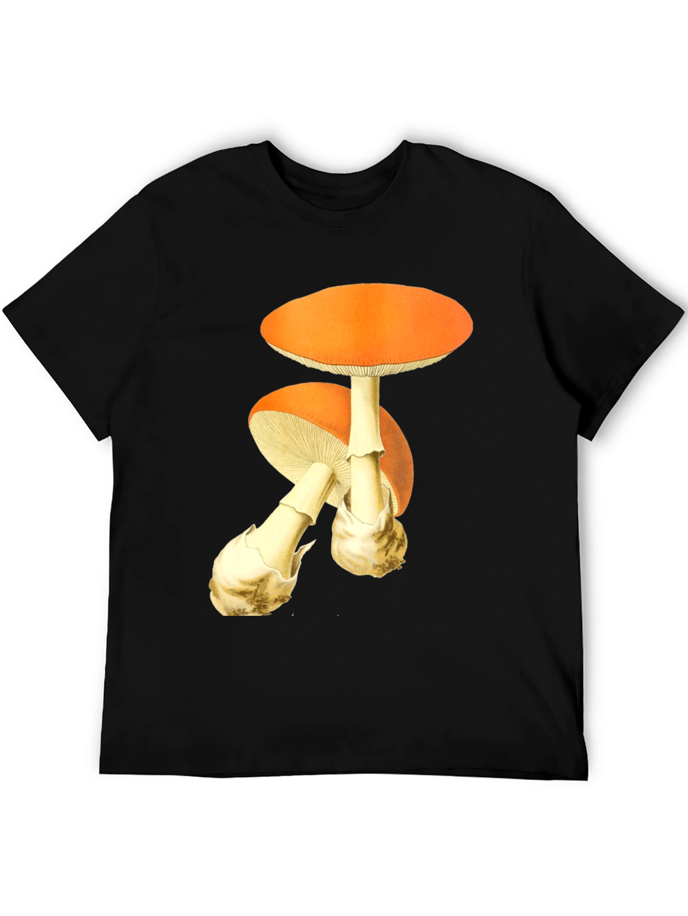 Mushroom Graphic Tee - Quirky Printed T-Shirt