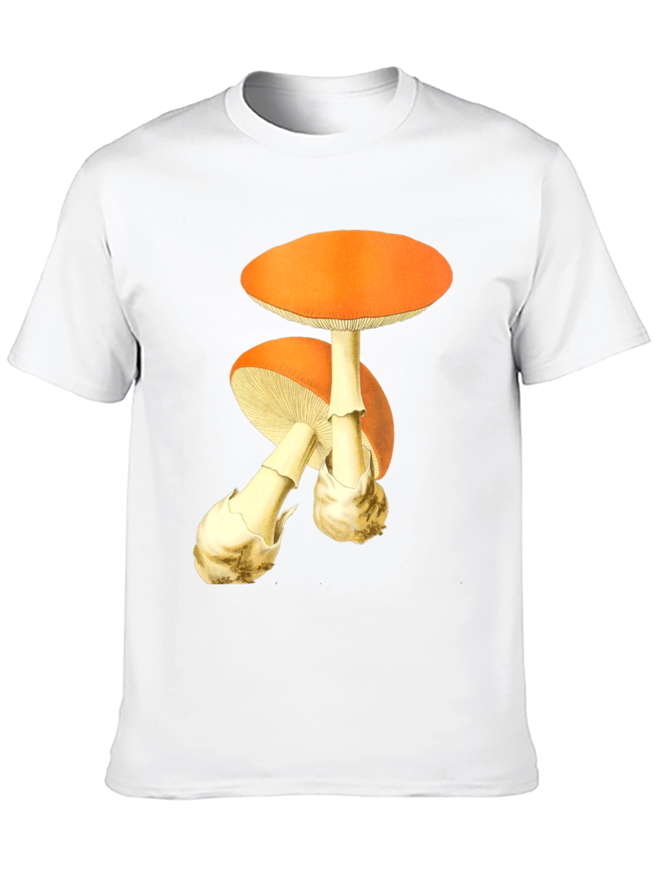 Mushroom Graphic Tee - Quirky Printed T-Shirt
