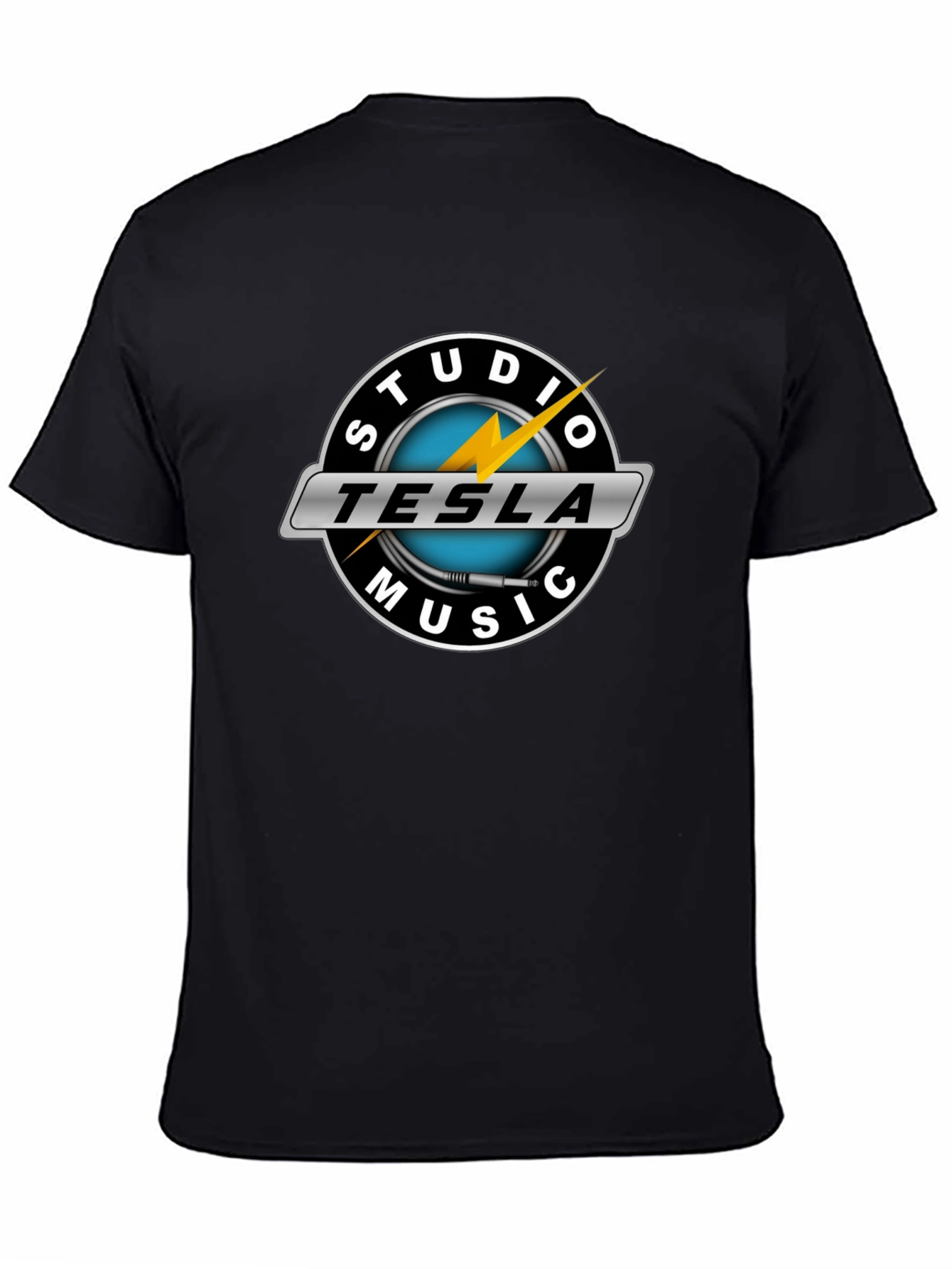 Tesla Studio Music T-Shirt - Black