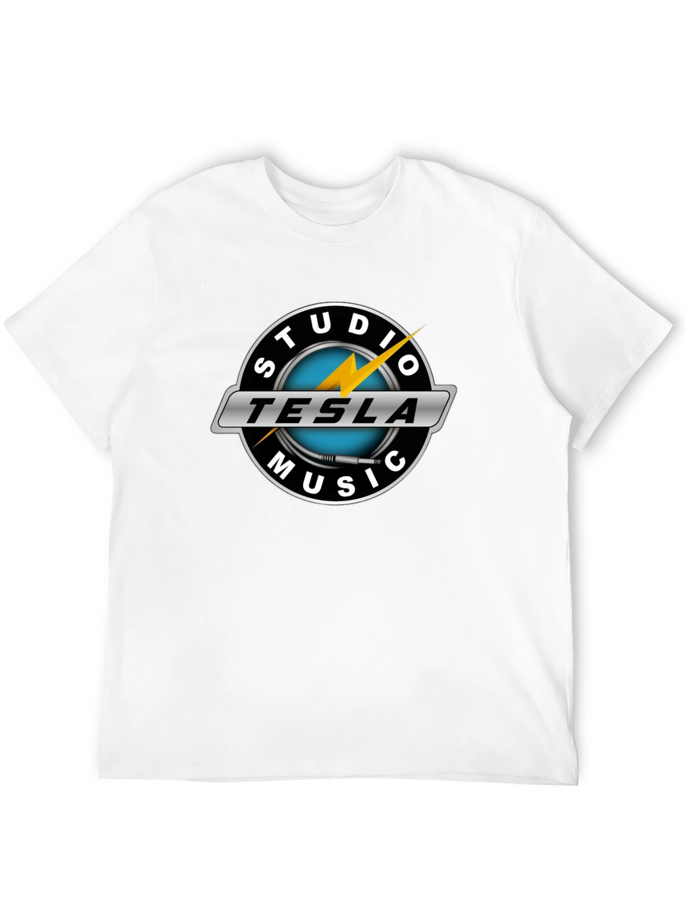 Tesla Studio Music T-Shirt - Black