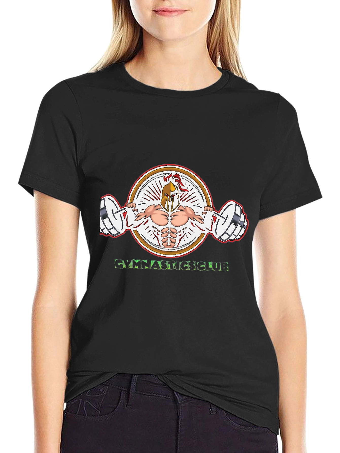 Spartan Gym Club Black T-Shirt
