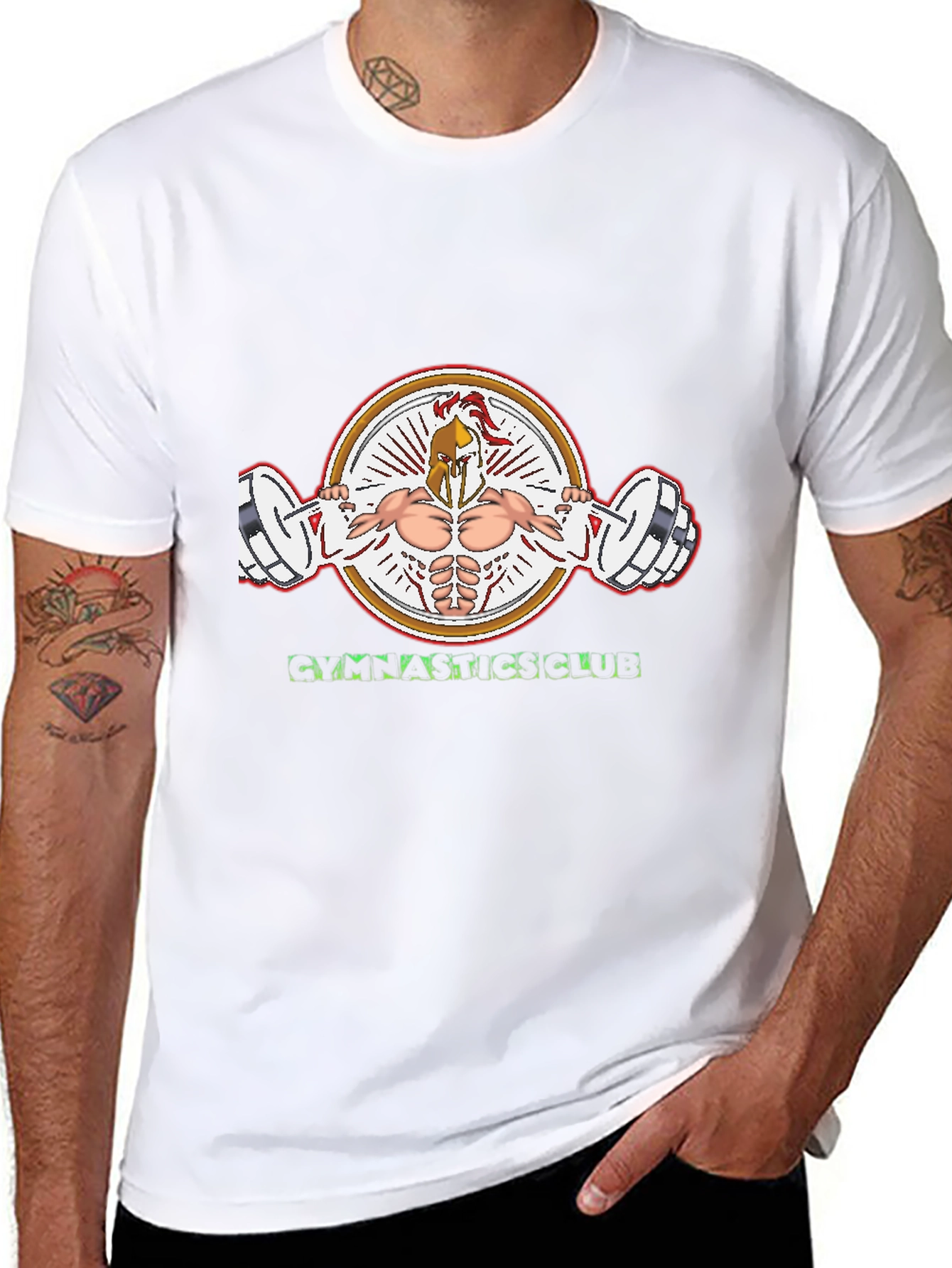 Spartan Gym Club Black T-Shirt